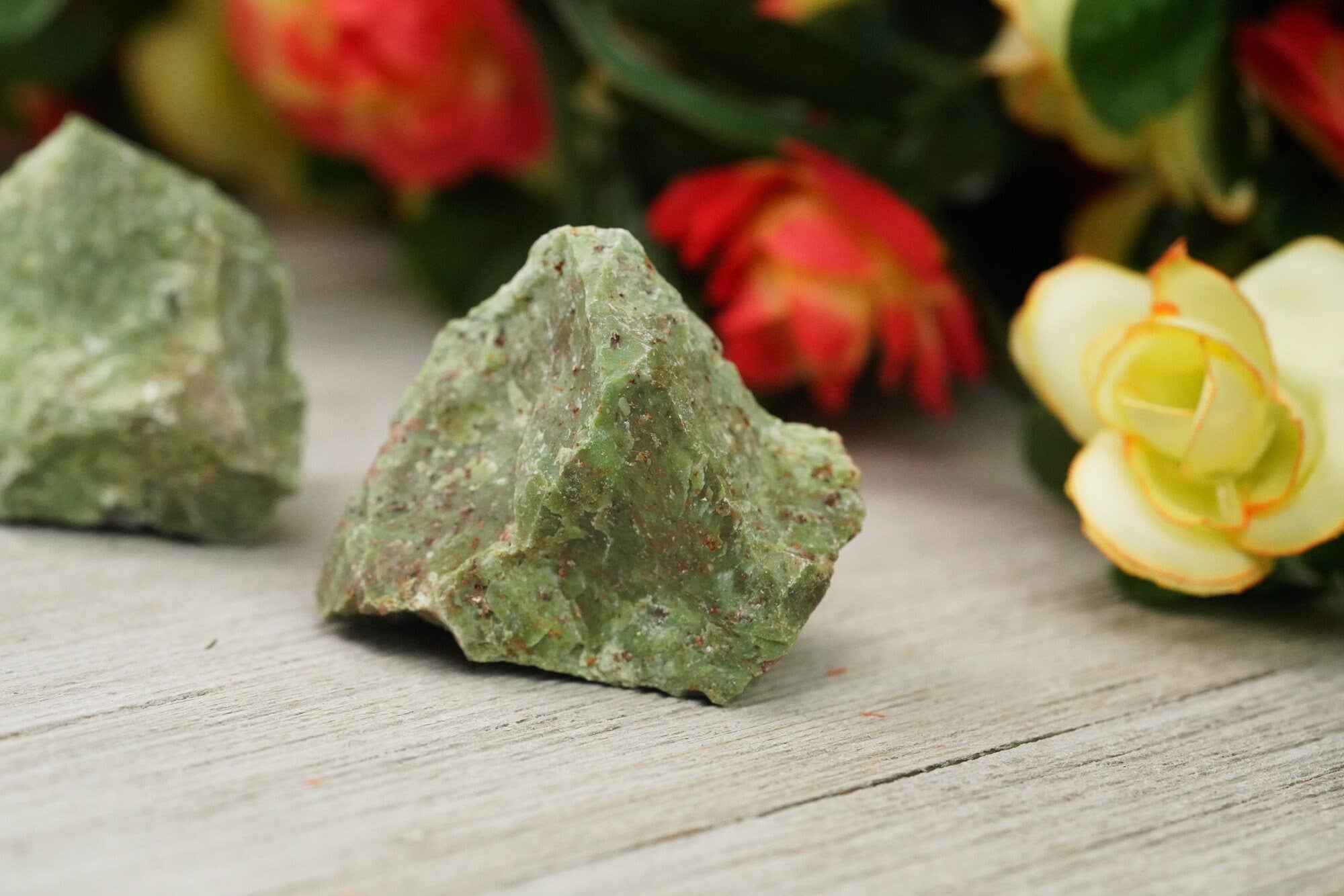 Raw Green Opal Rough Crystal