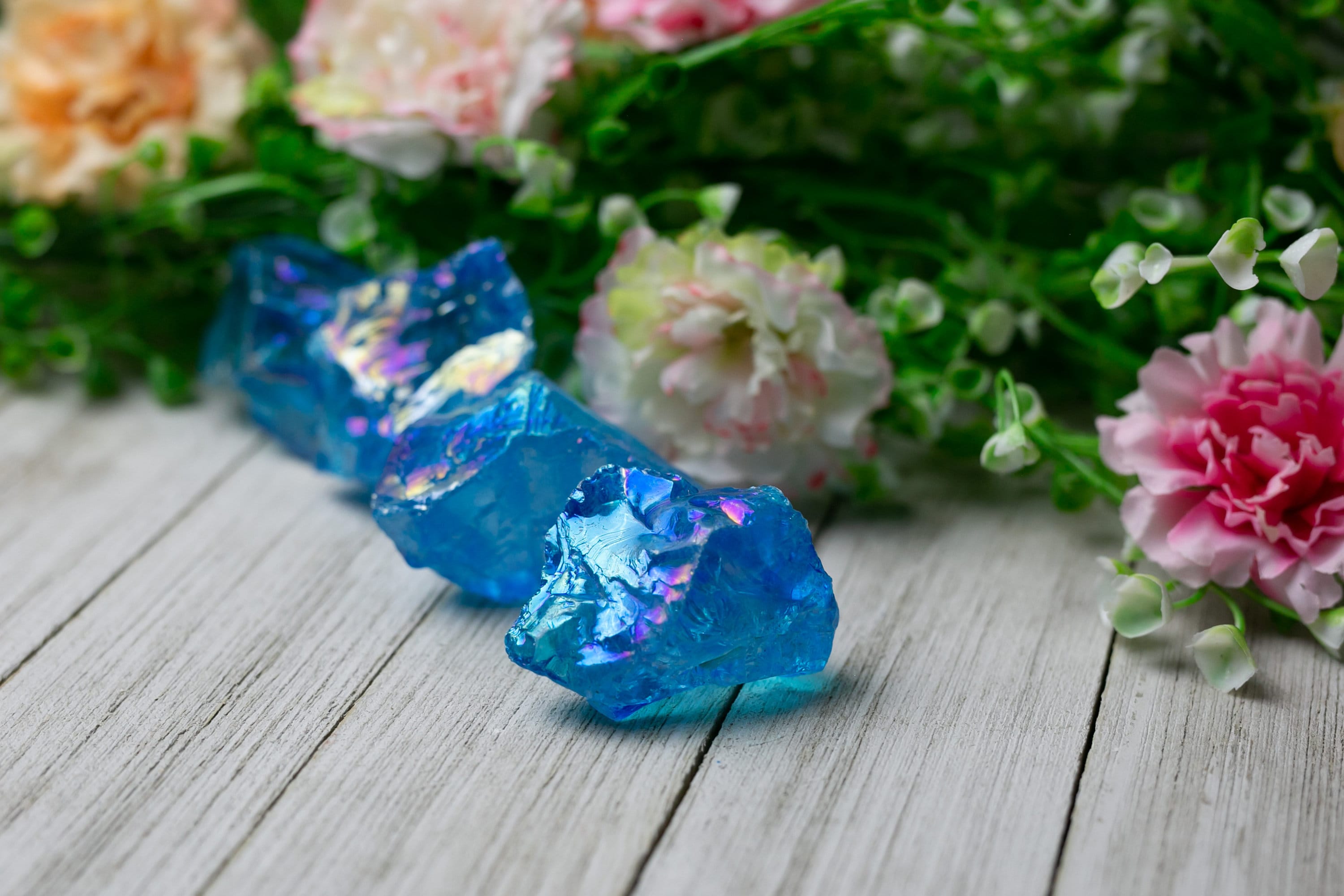 Raw Blue Aura Quartz