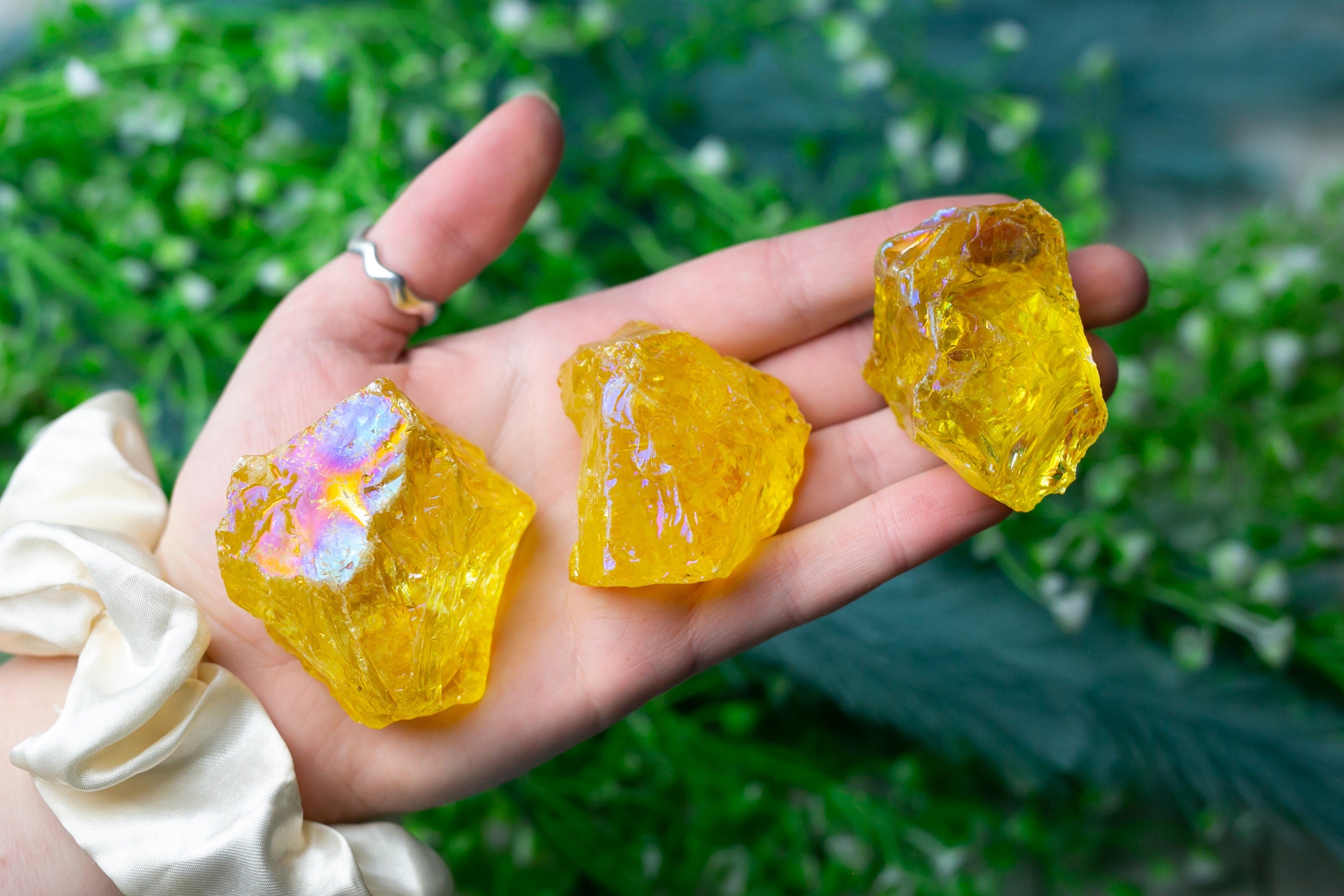 Raw Yellow Aura Quartz