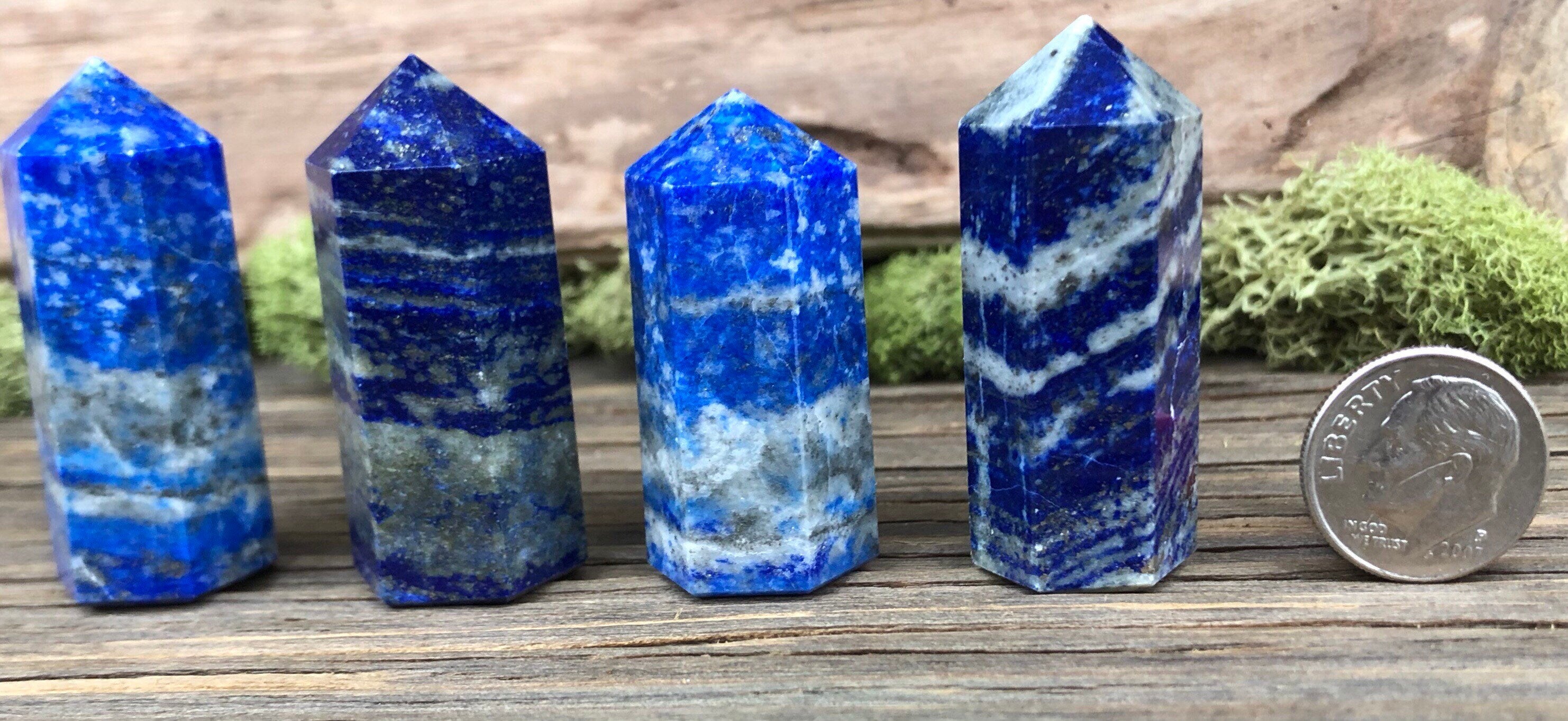 Lapis Lazuli Healing Crystal Tower Point