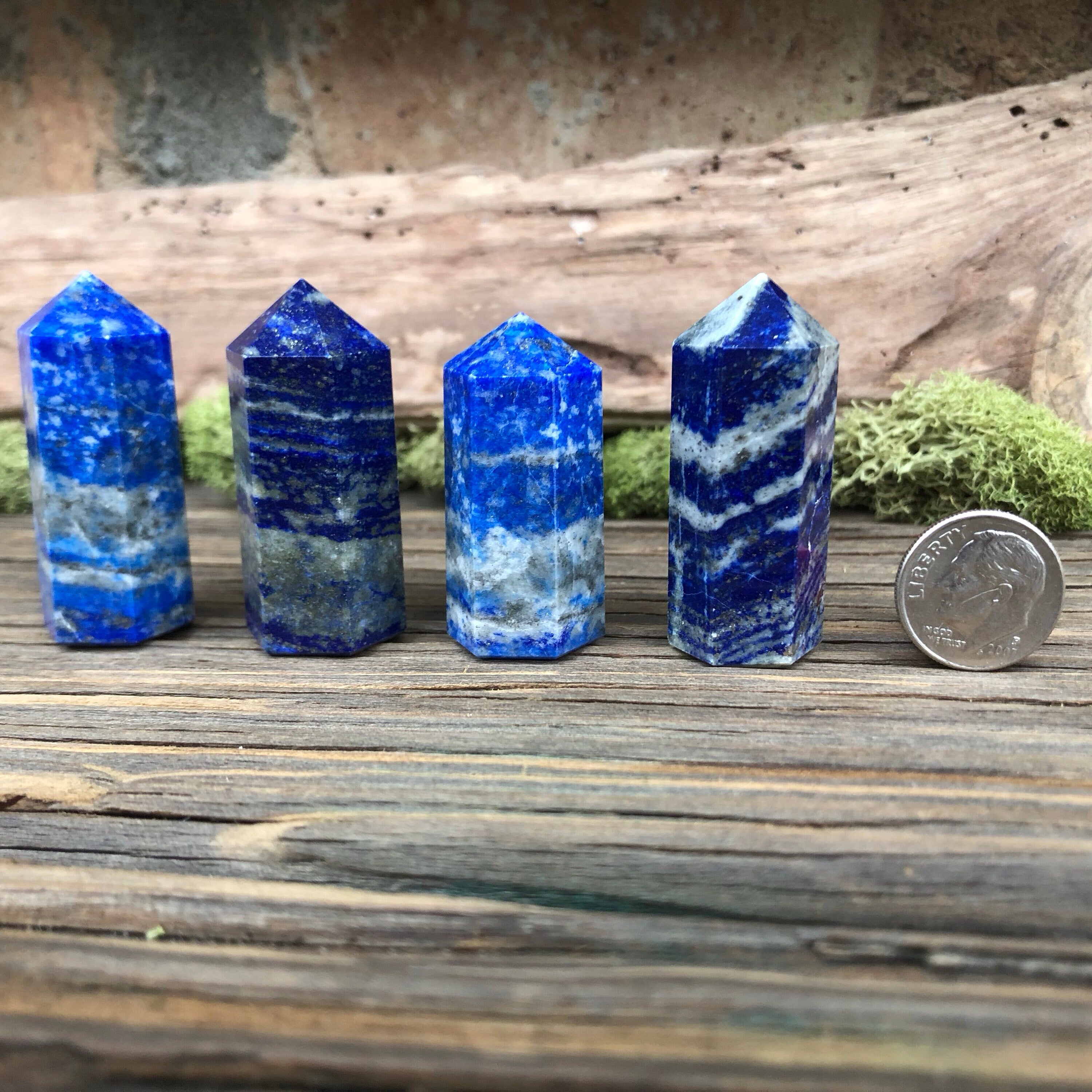 Lapis Lazuli Healing Crystal Tower Point