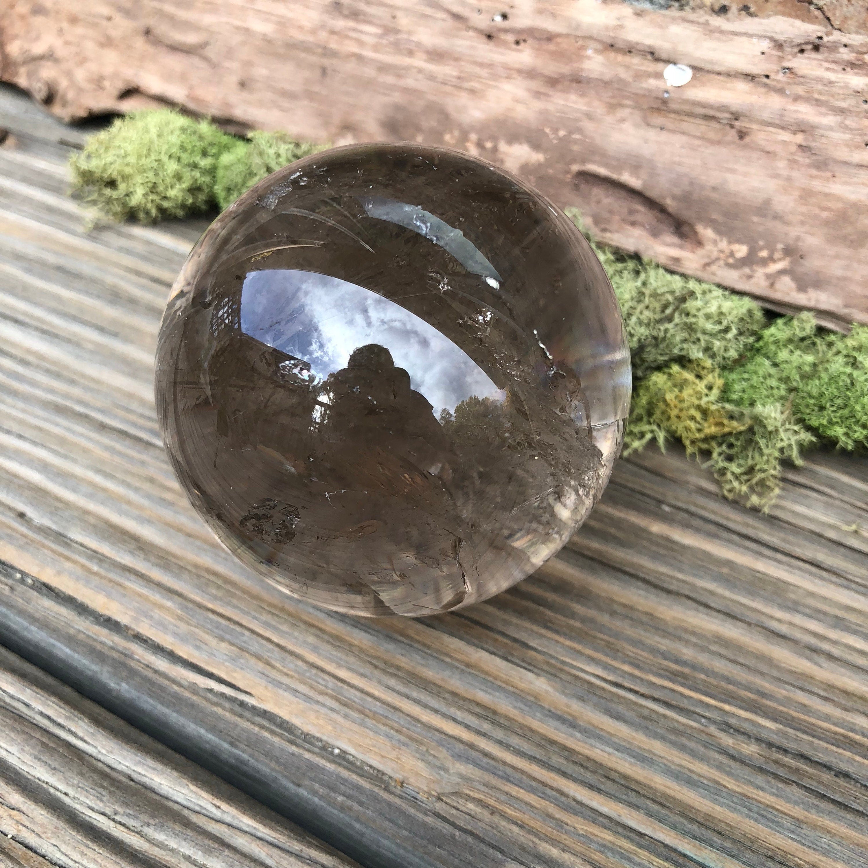 Smoky Quartz Crystal Ball 60mm
