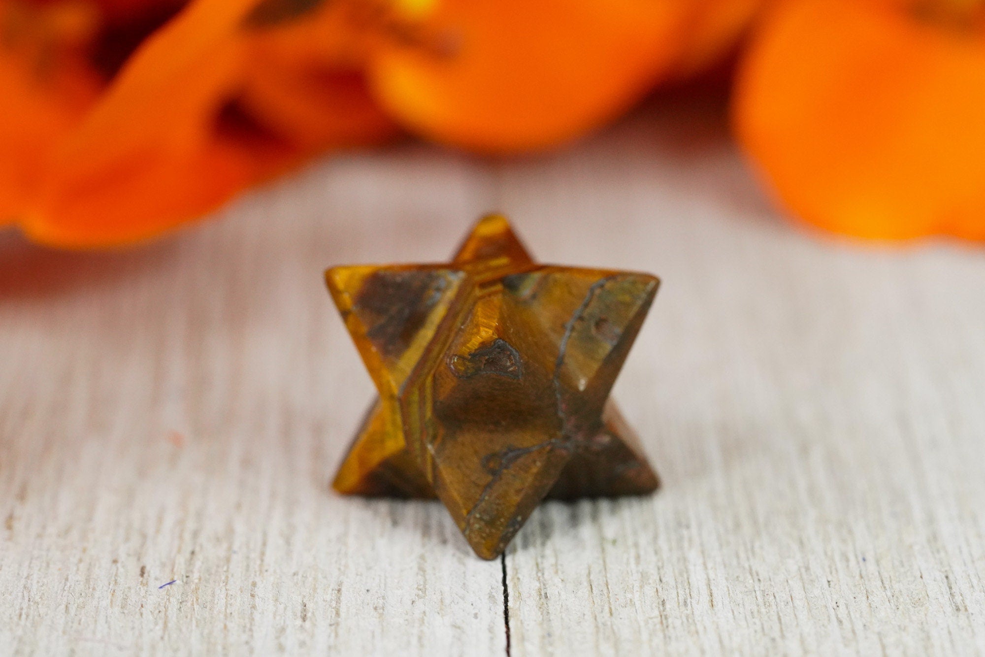 Tigers Eye Crystal Merkaba 20mm