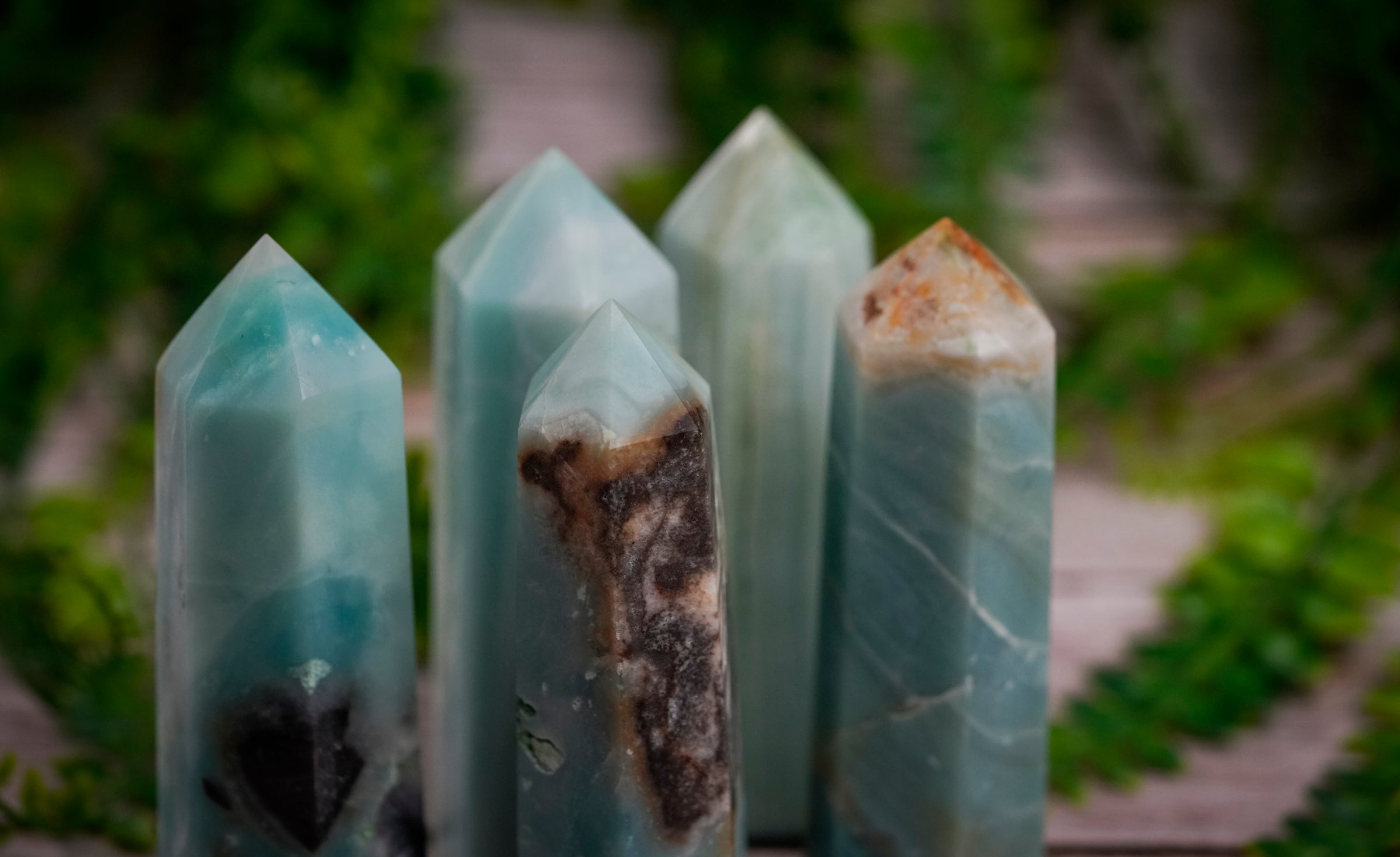 Large Amazonite Crystal Tower