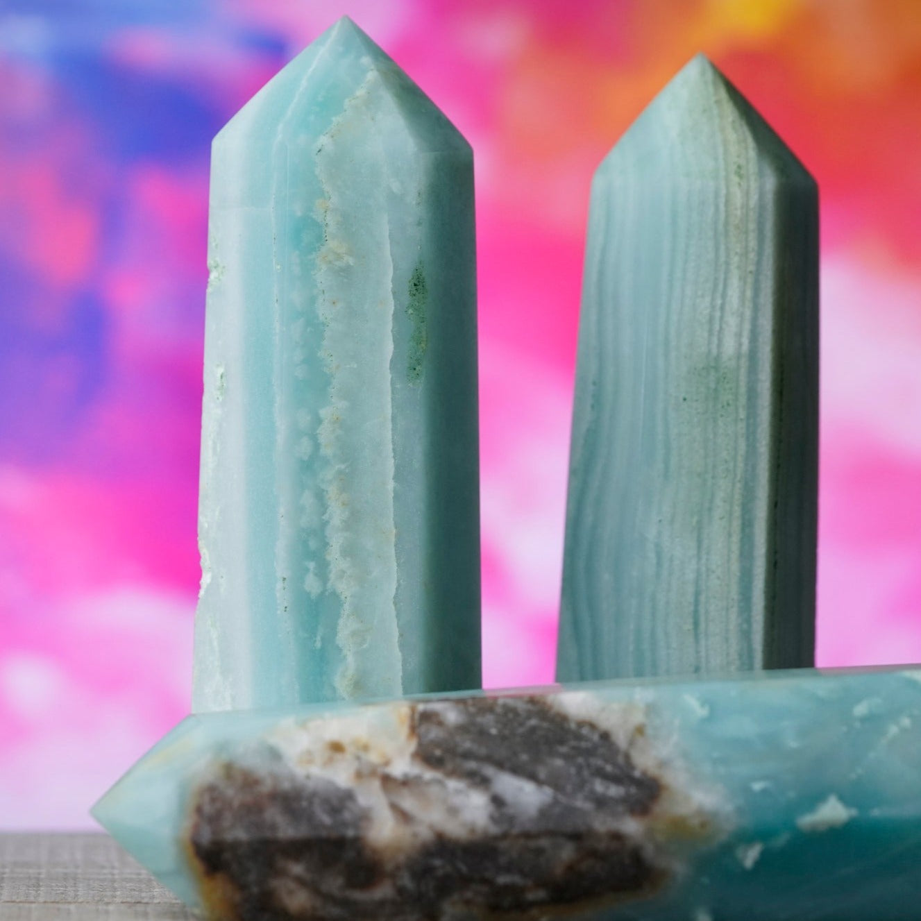 Large Amazonite Crystal Tower