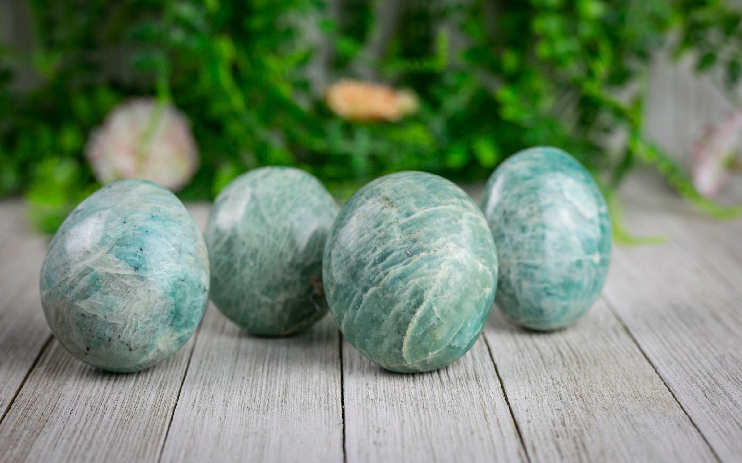 Amazonite Palm Stone