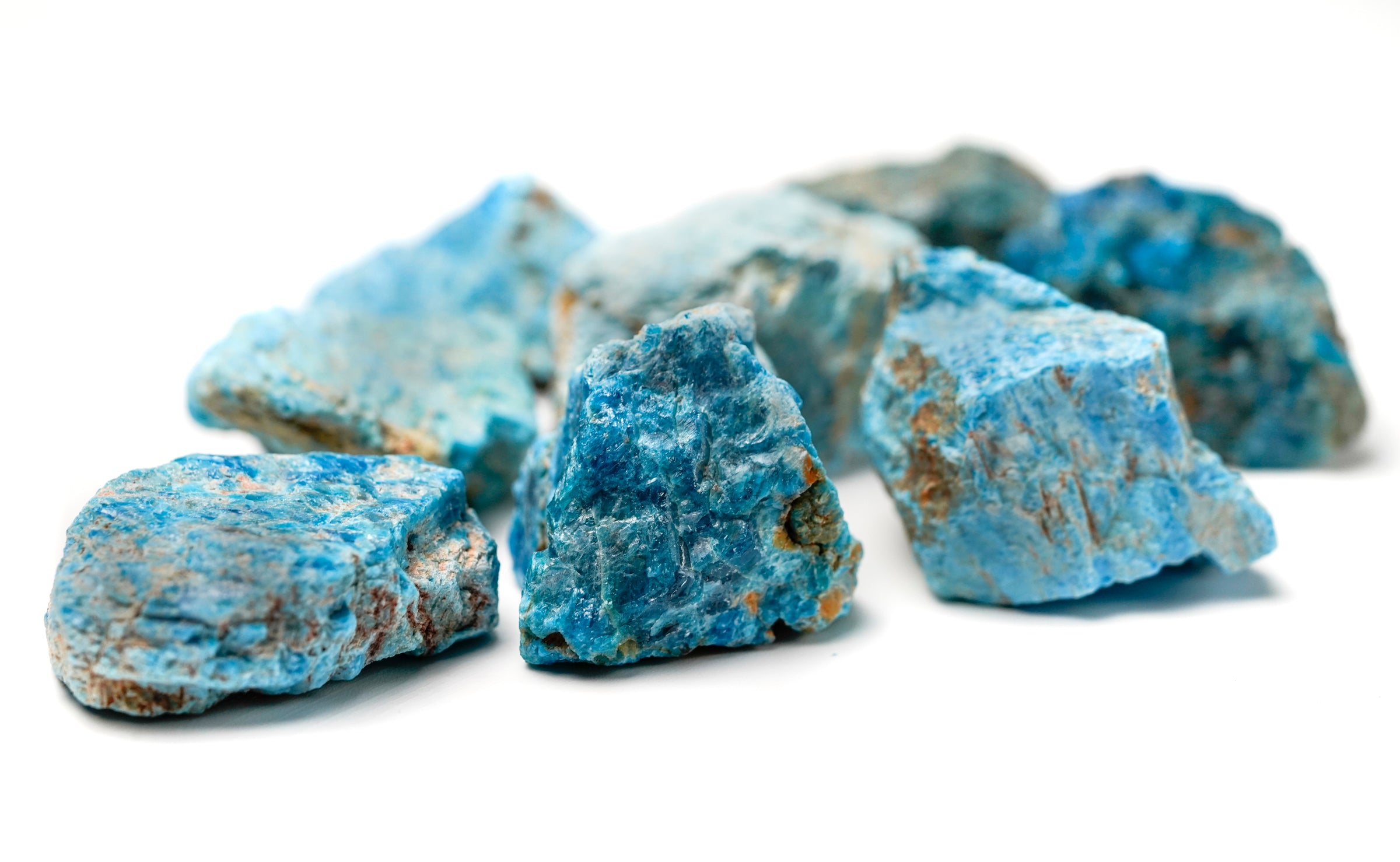 Large Raw Blue Apatite Stone