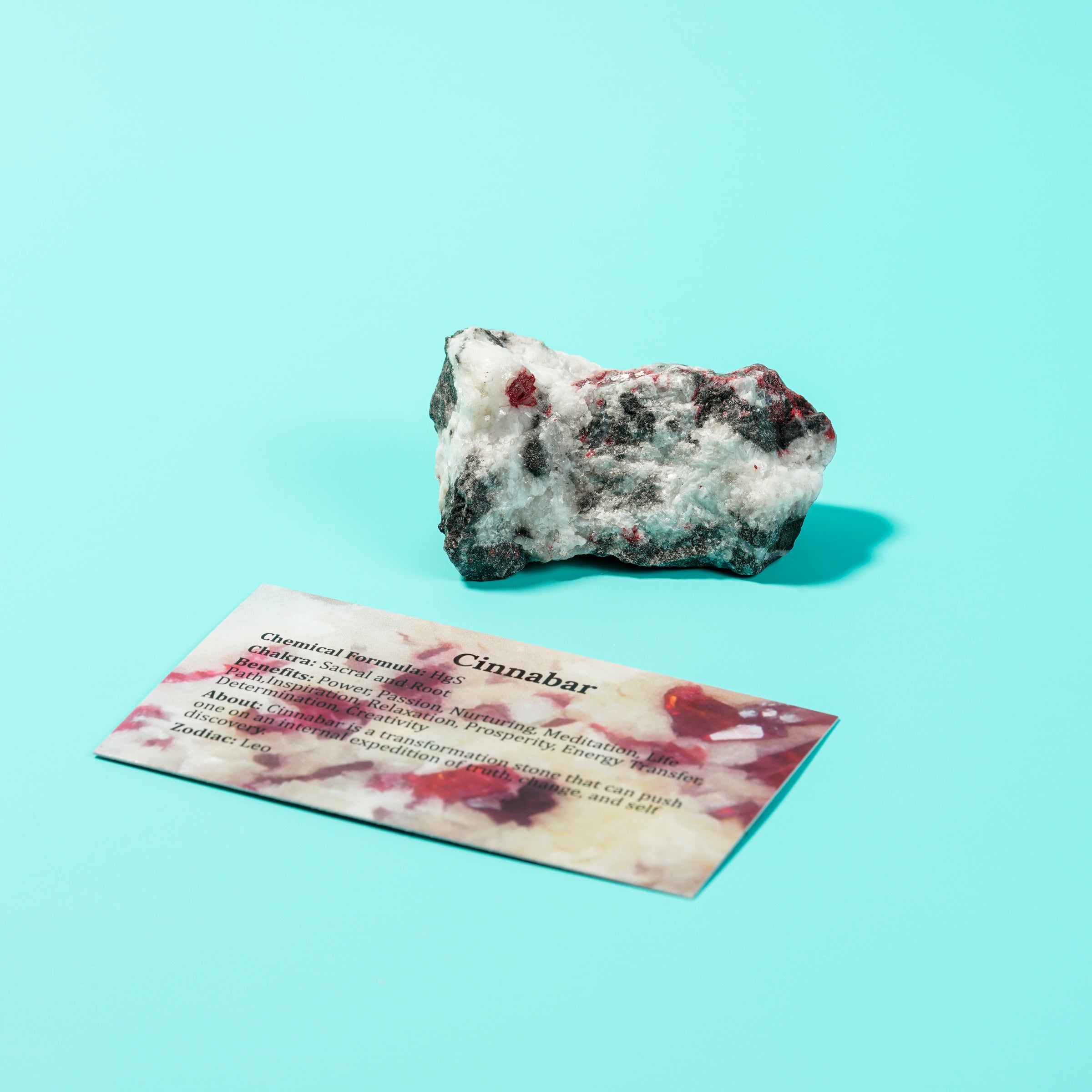 Raw Cinnabar Rough Stone