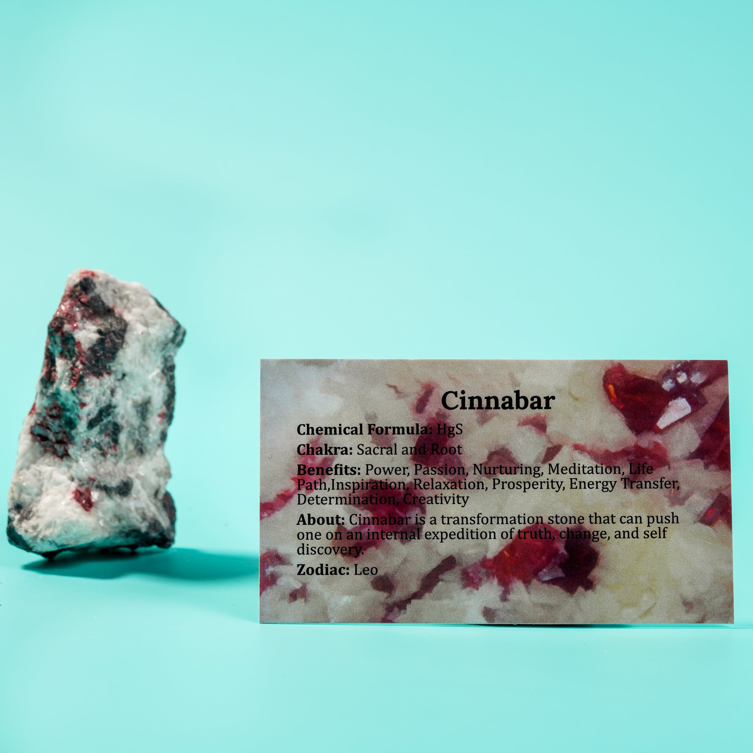 Raw Cinnabar Rough Stone