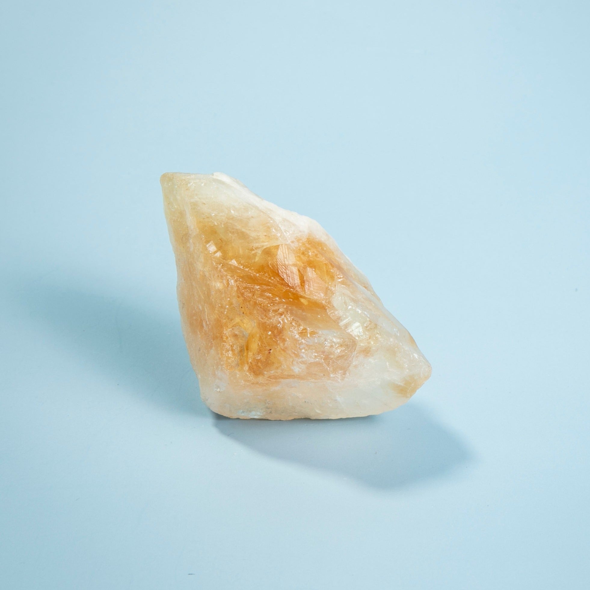 Large Raw Citrine Stone (Rough Citrine Crystal)