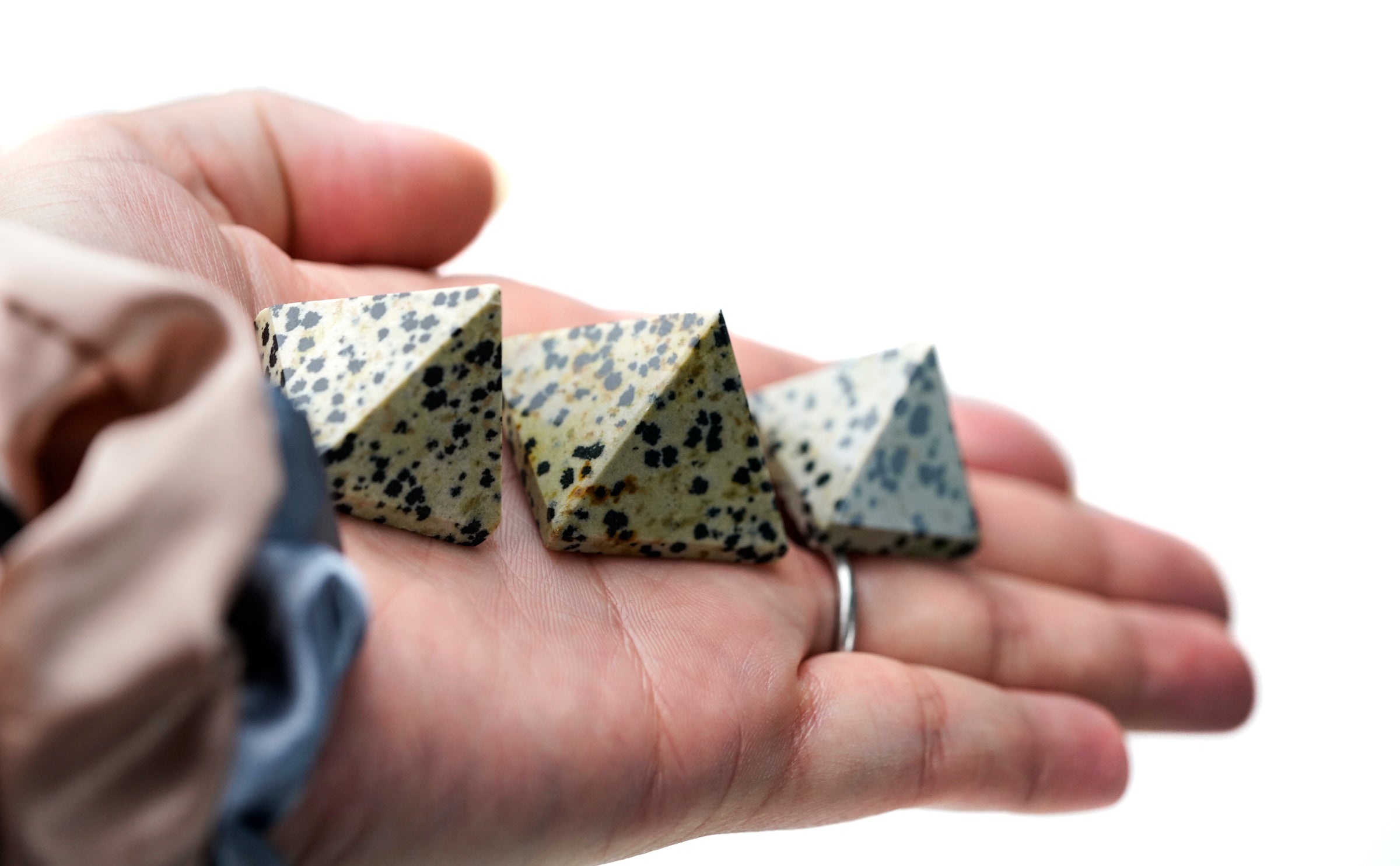 Dalmatian Jasper Crystal Pyramid