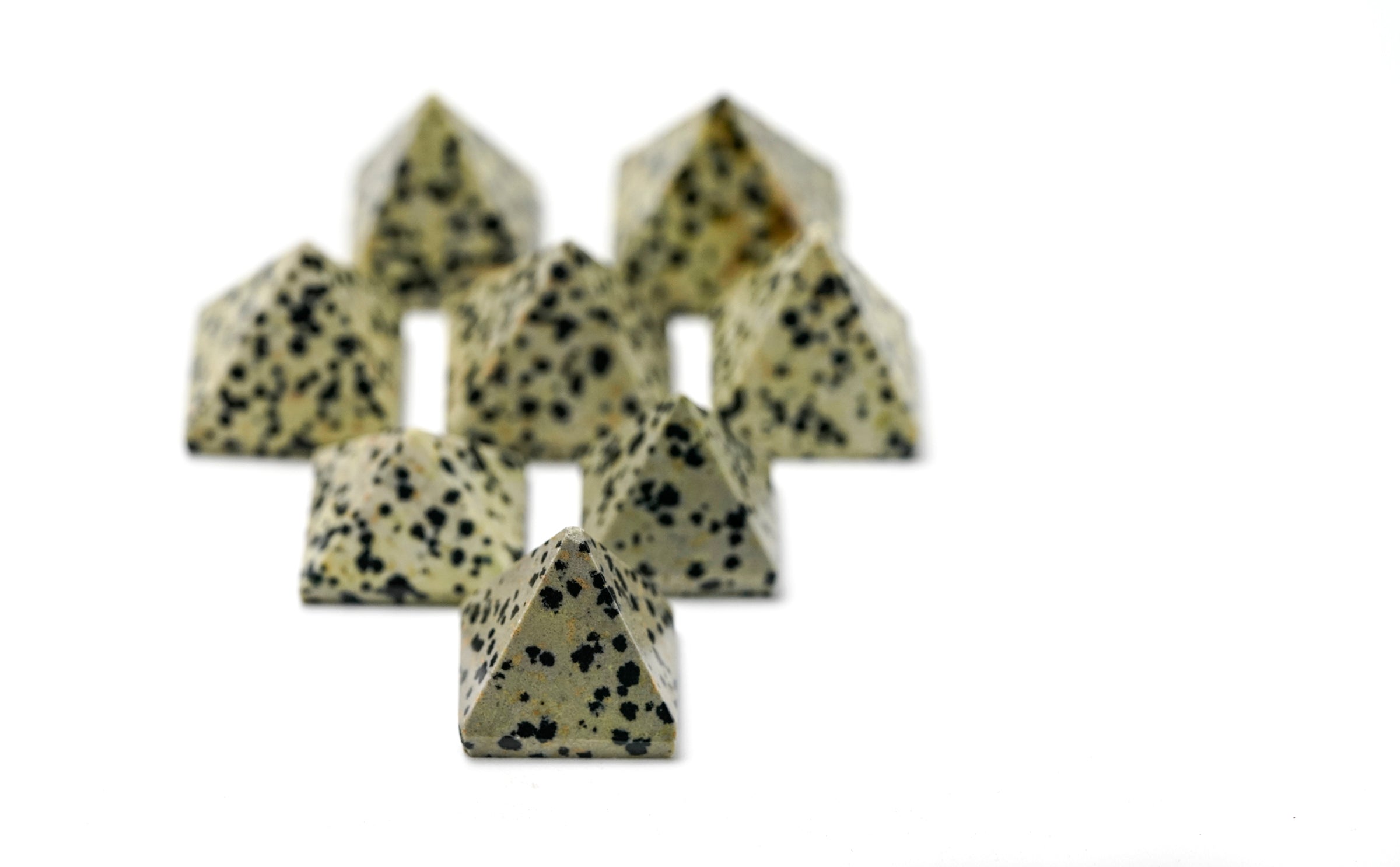 Dalmatian Jasper Crystal Pyramid