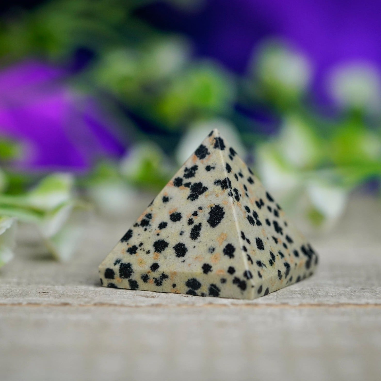 Dalmatian Jasper Crystal Pyramid