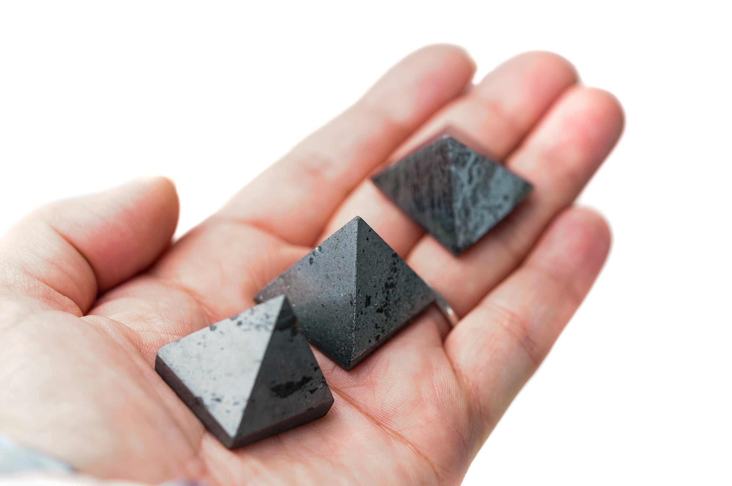 Hematite Crystal Pyramid