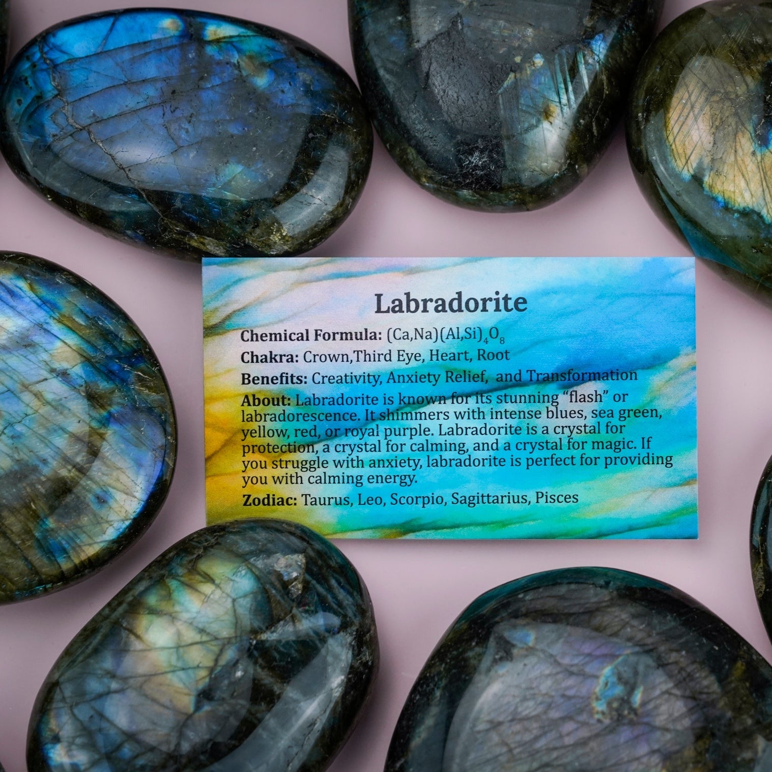 Labradorite Palm Stone