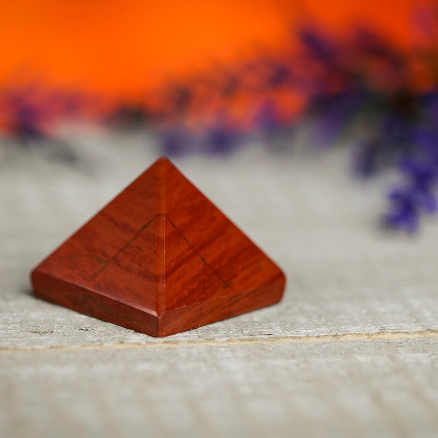 Red Jasper Crystal Pyramid