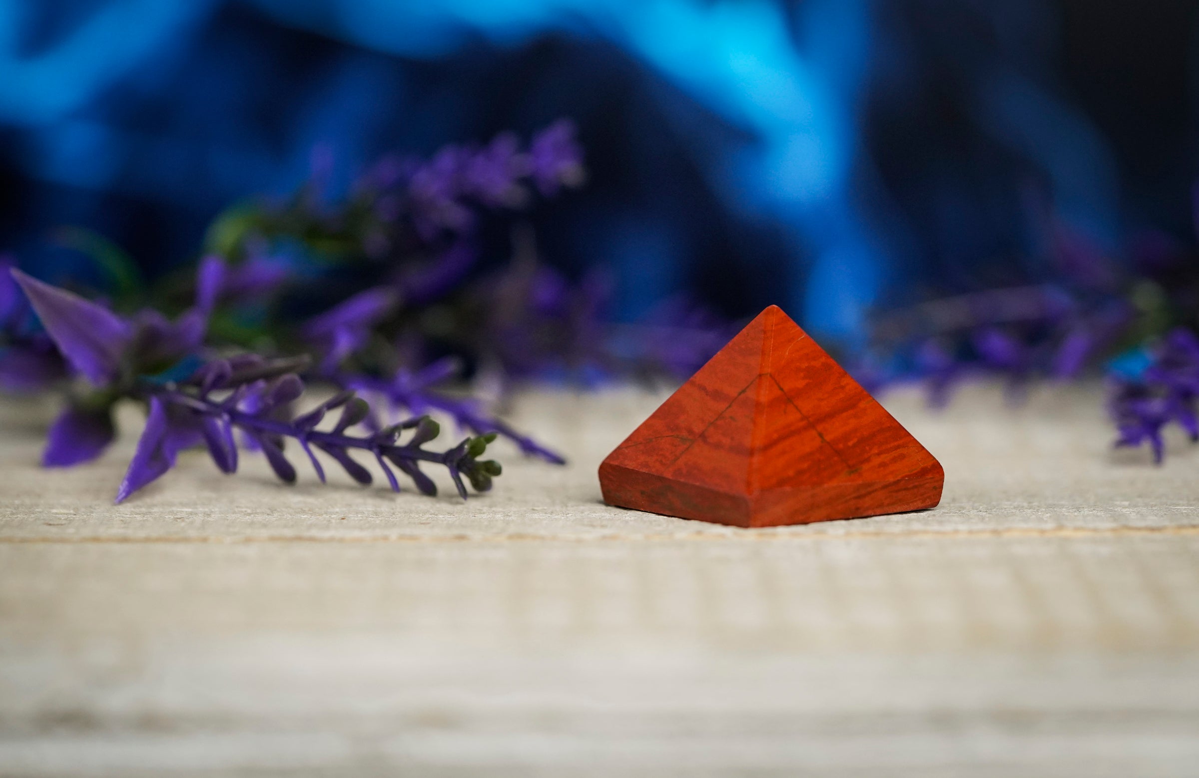Red Jasper Crystal Pyramid