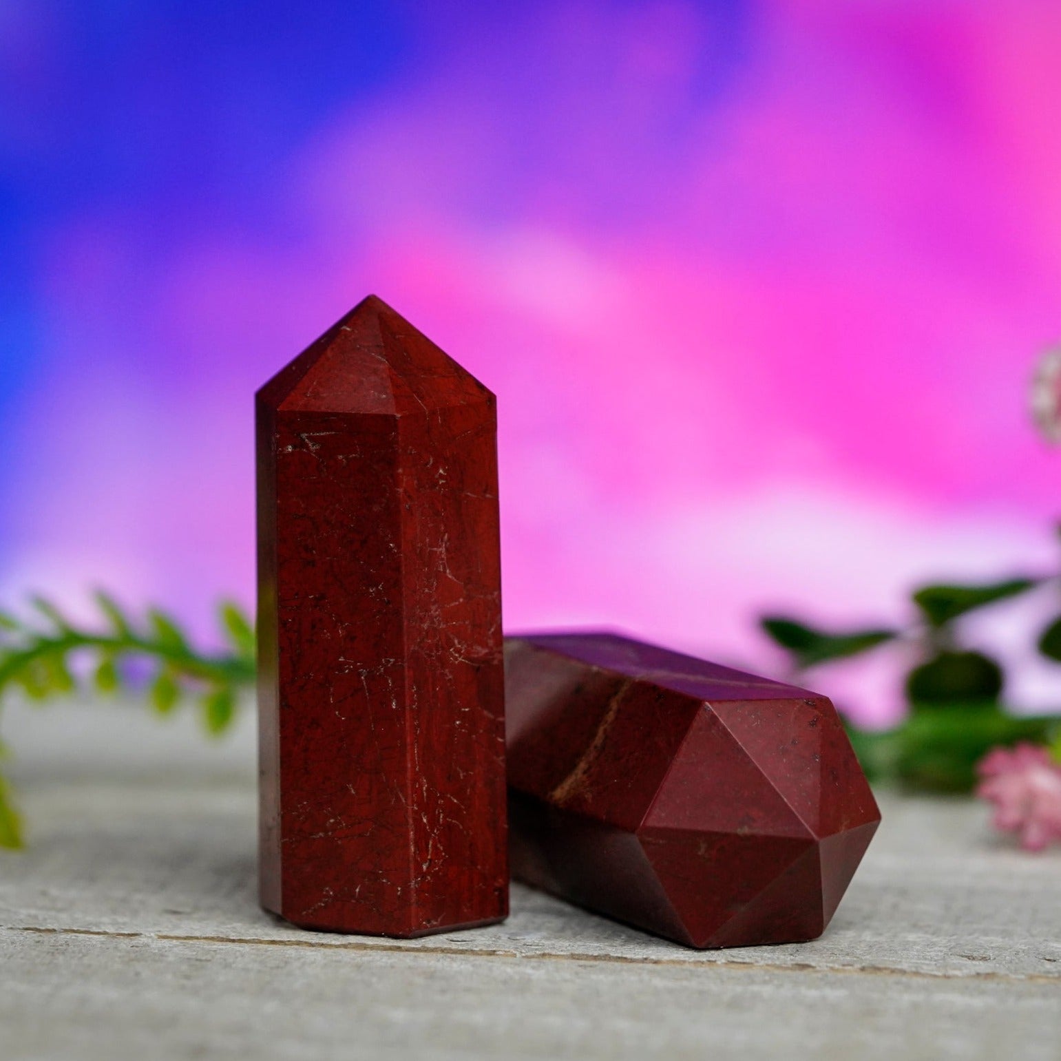 Red Jasper Crystal Point
