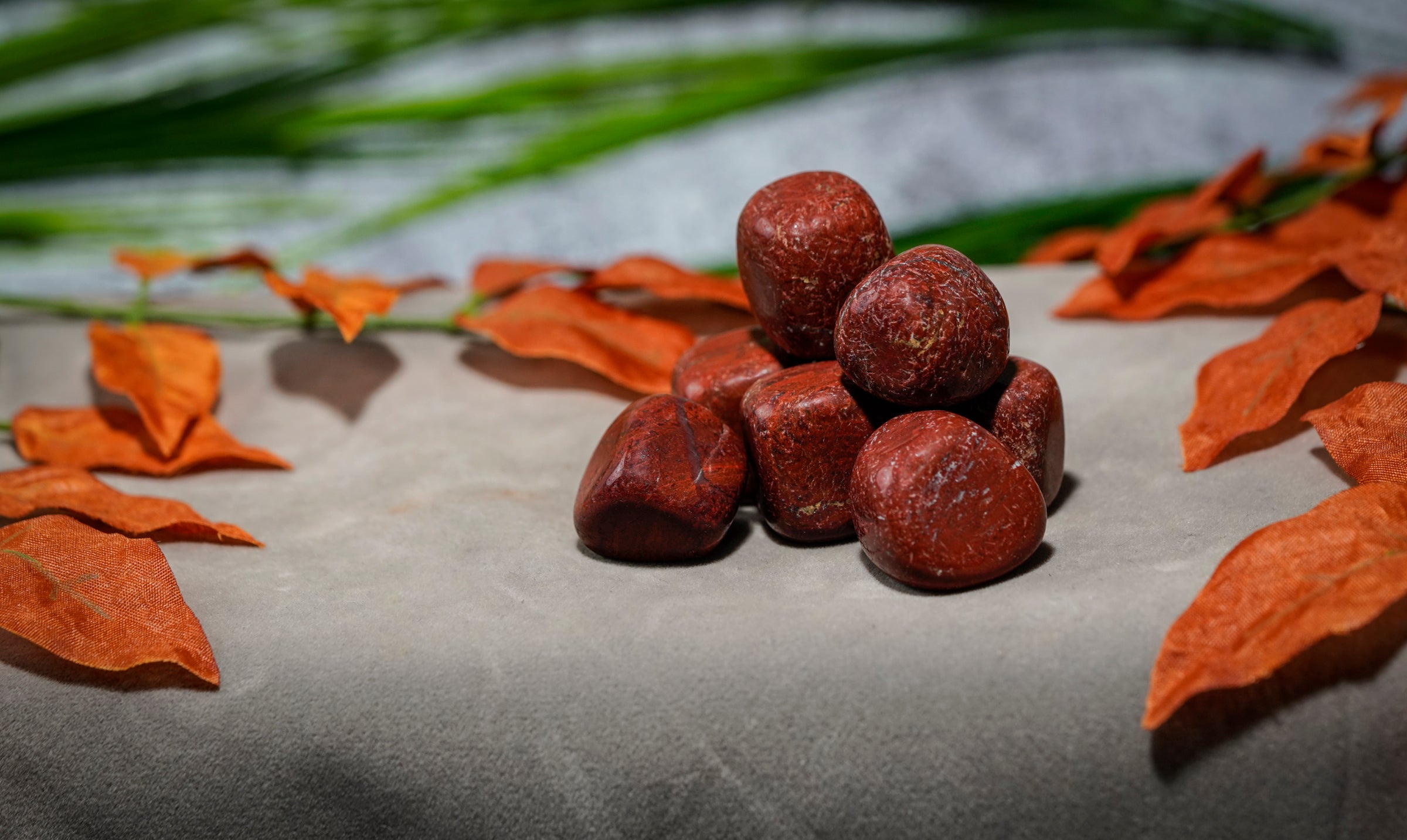Tumbled Red Jasper Polished Stone