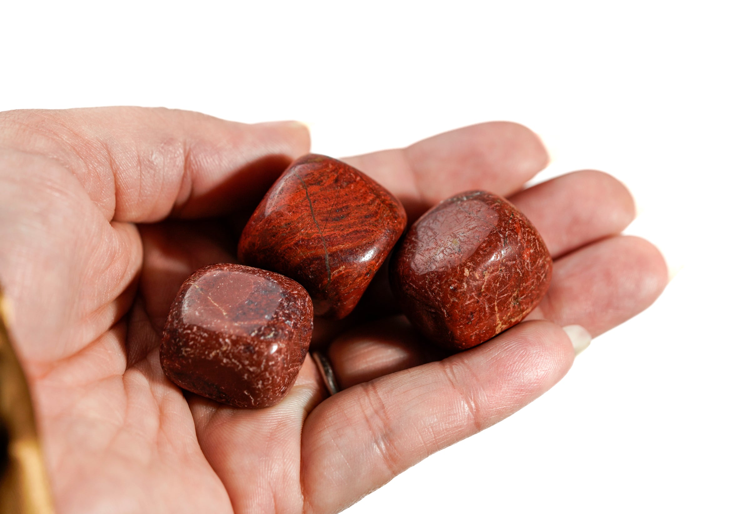 Tumbled Red Jasper Polished Stone