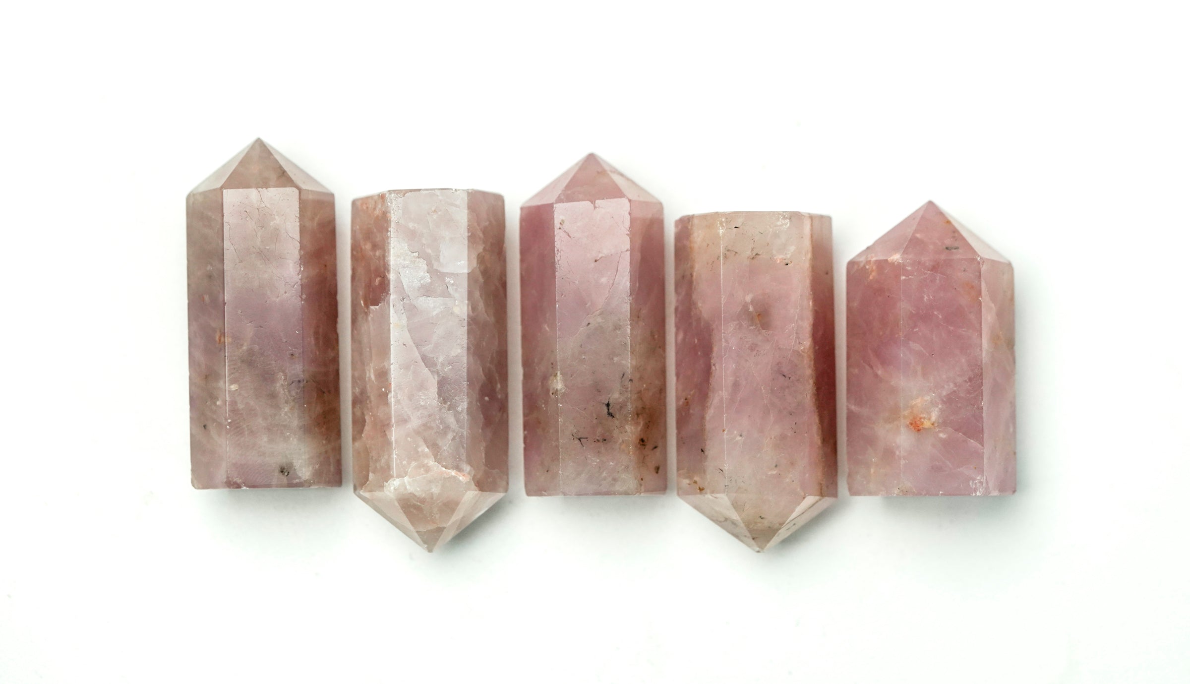 Rose Quartz Crystal Point