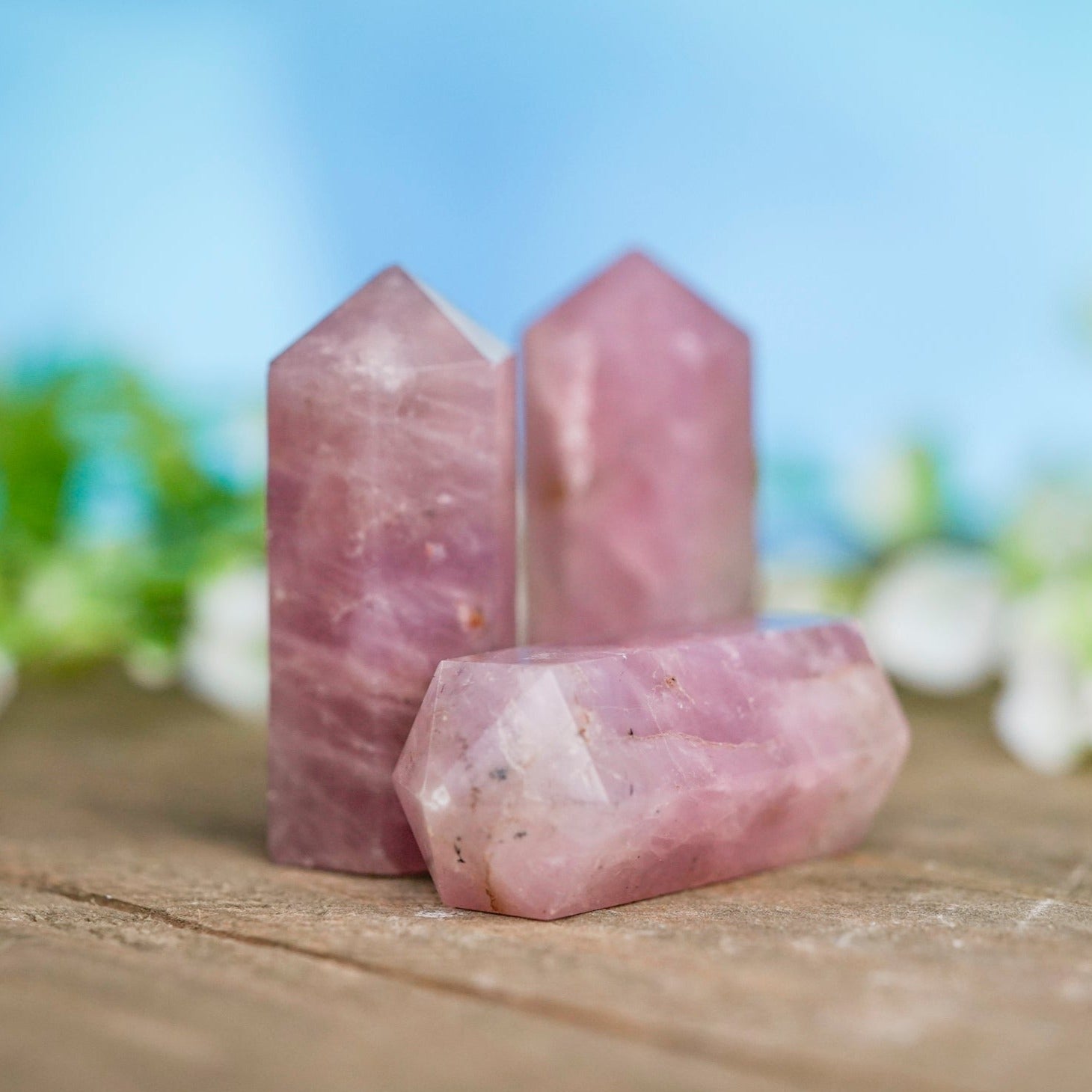 Rose Quartz Crystal Point