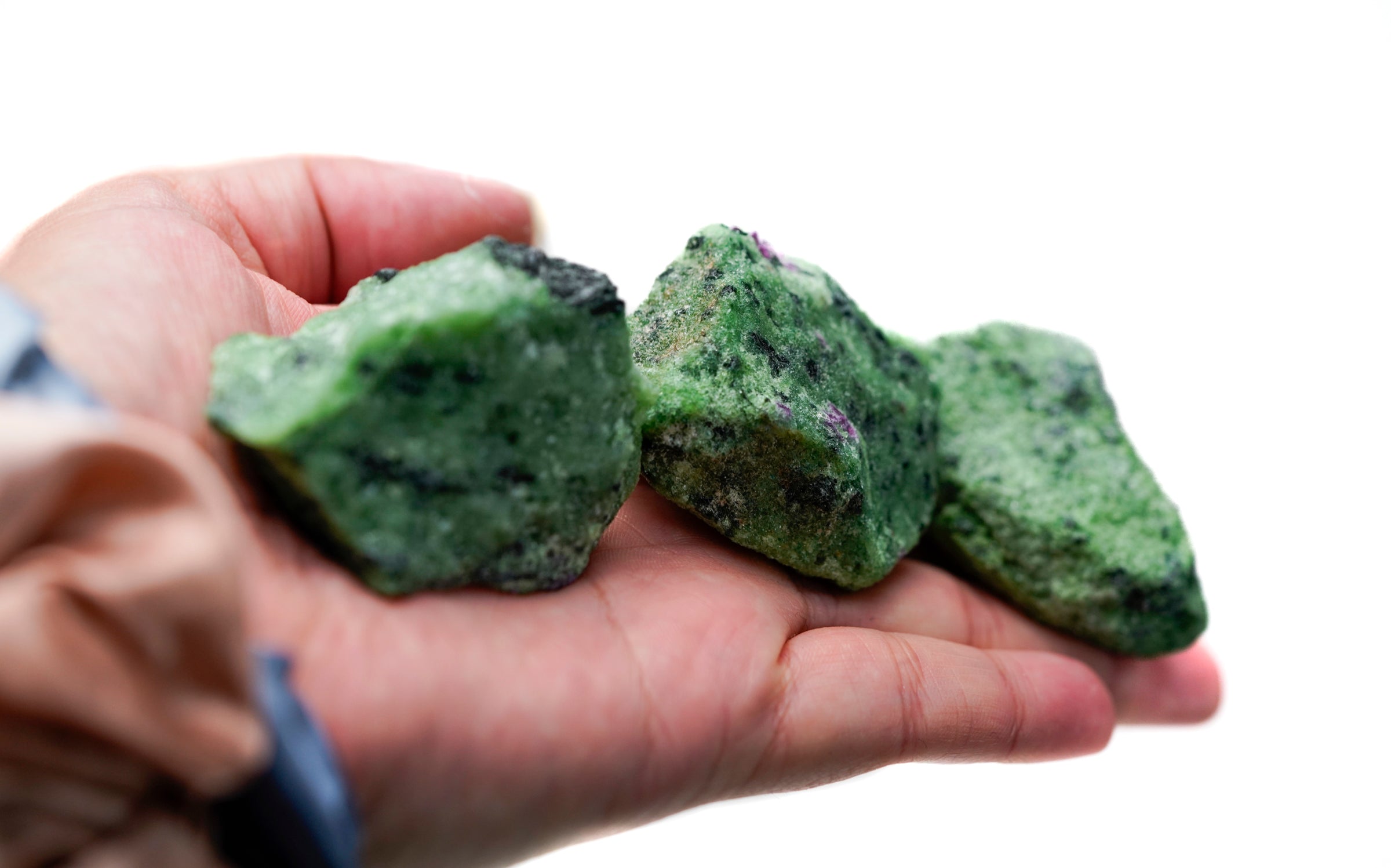 Raw Ruby Zoisite Rough Stone