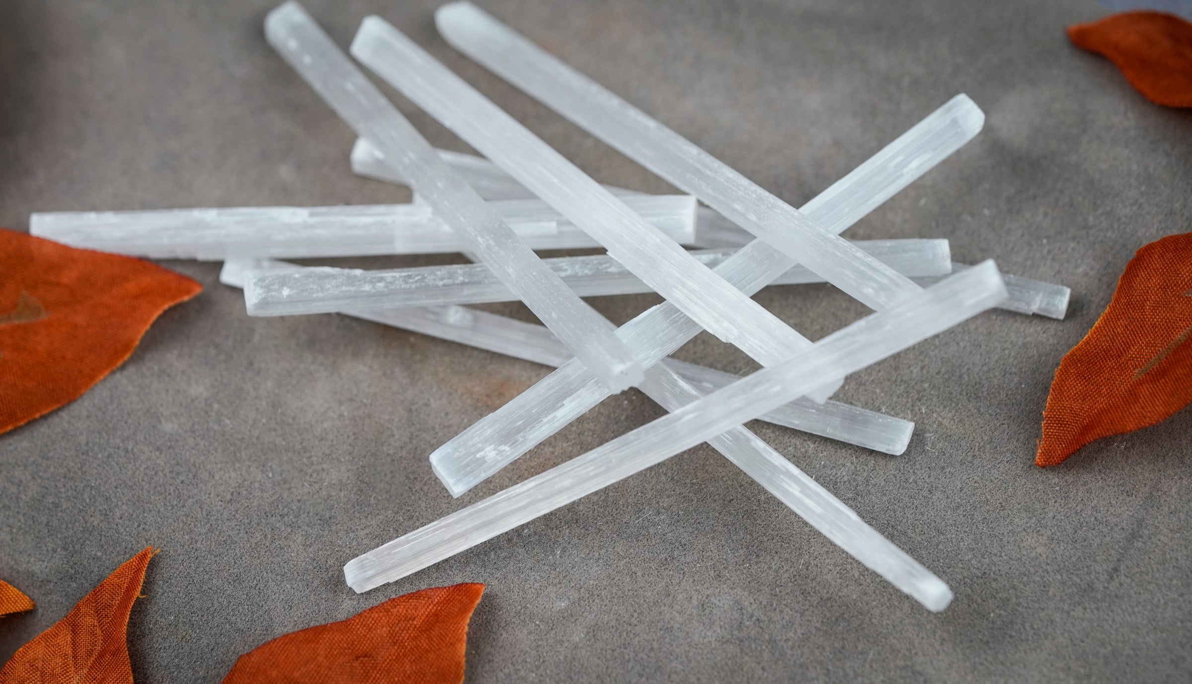 Skinny Selenite Crystal Stick