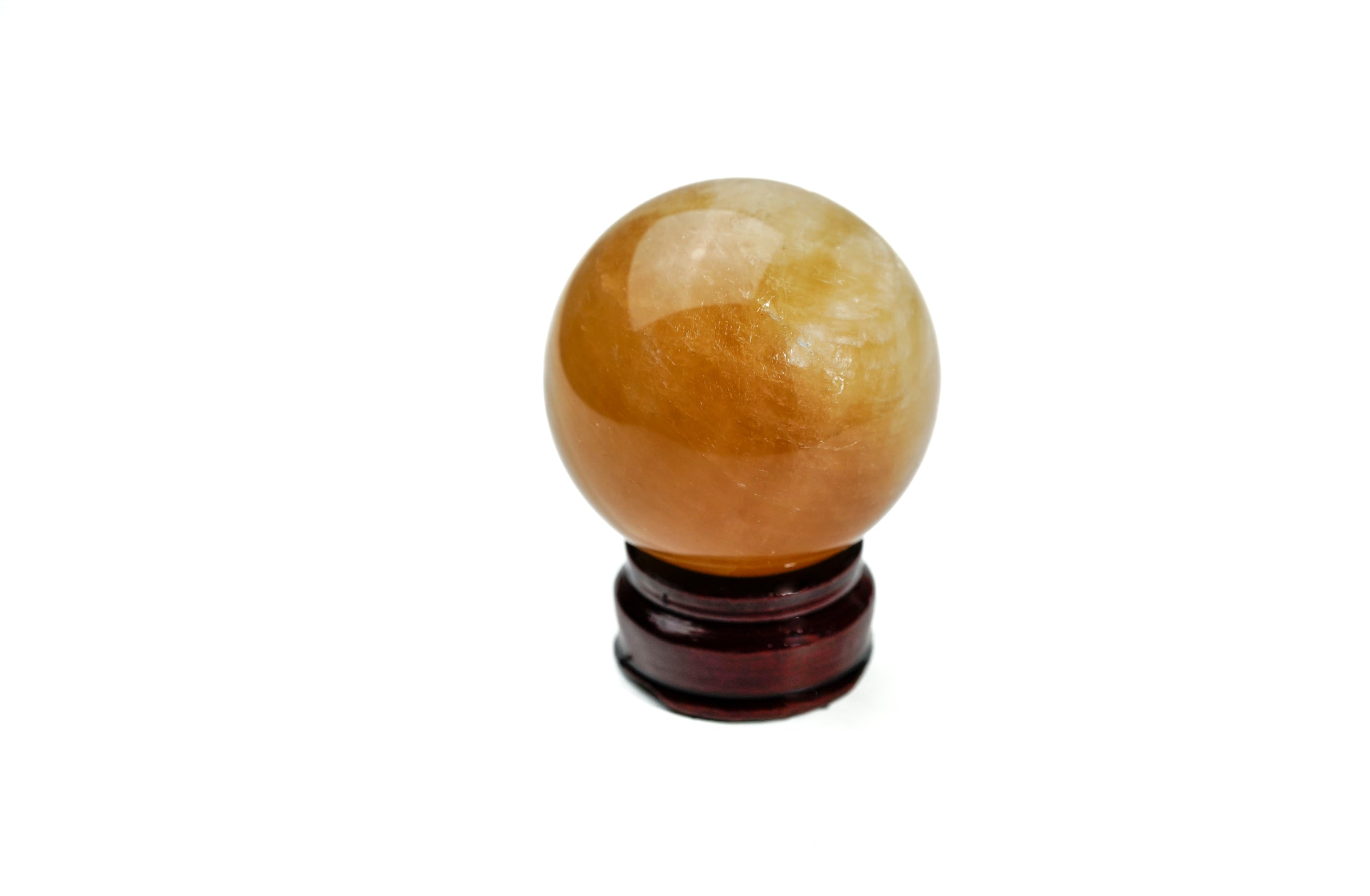 60mm Yellow Topaz Crystal Sphere