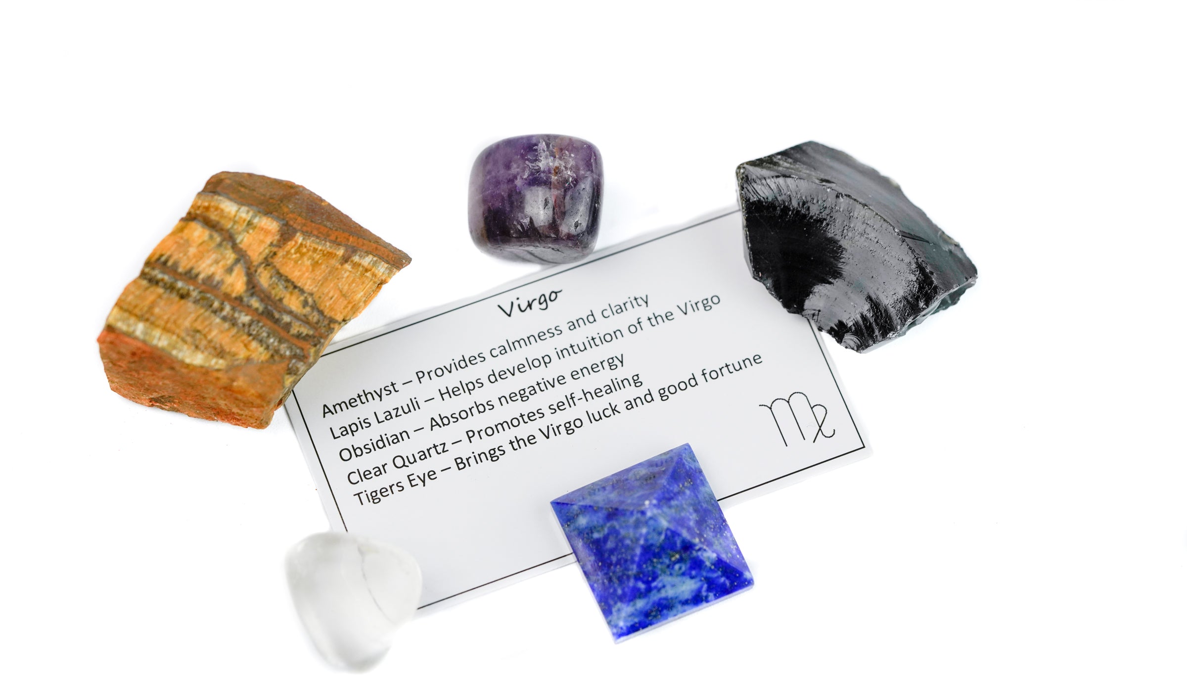 Virgo Crystal Shelf Set