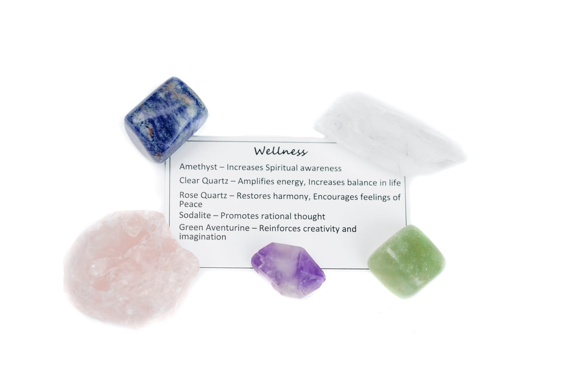 Wellness Crystal Shelf Set