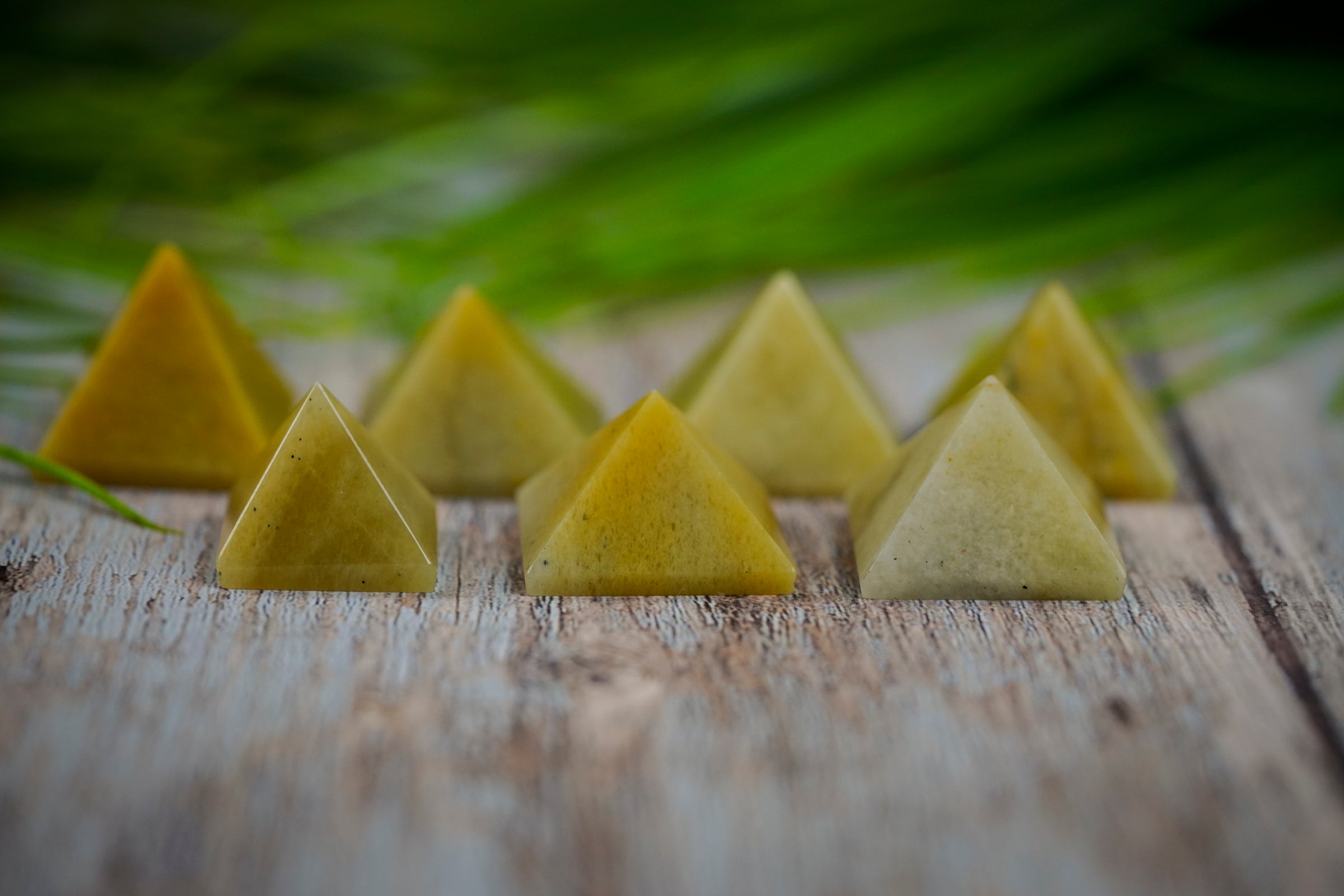 Yellow Aventurine Crystal Pyramid