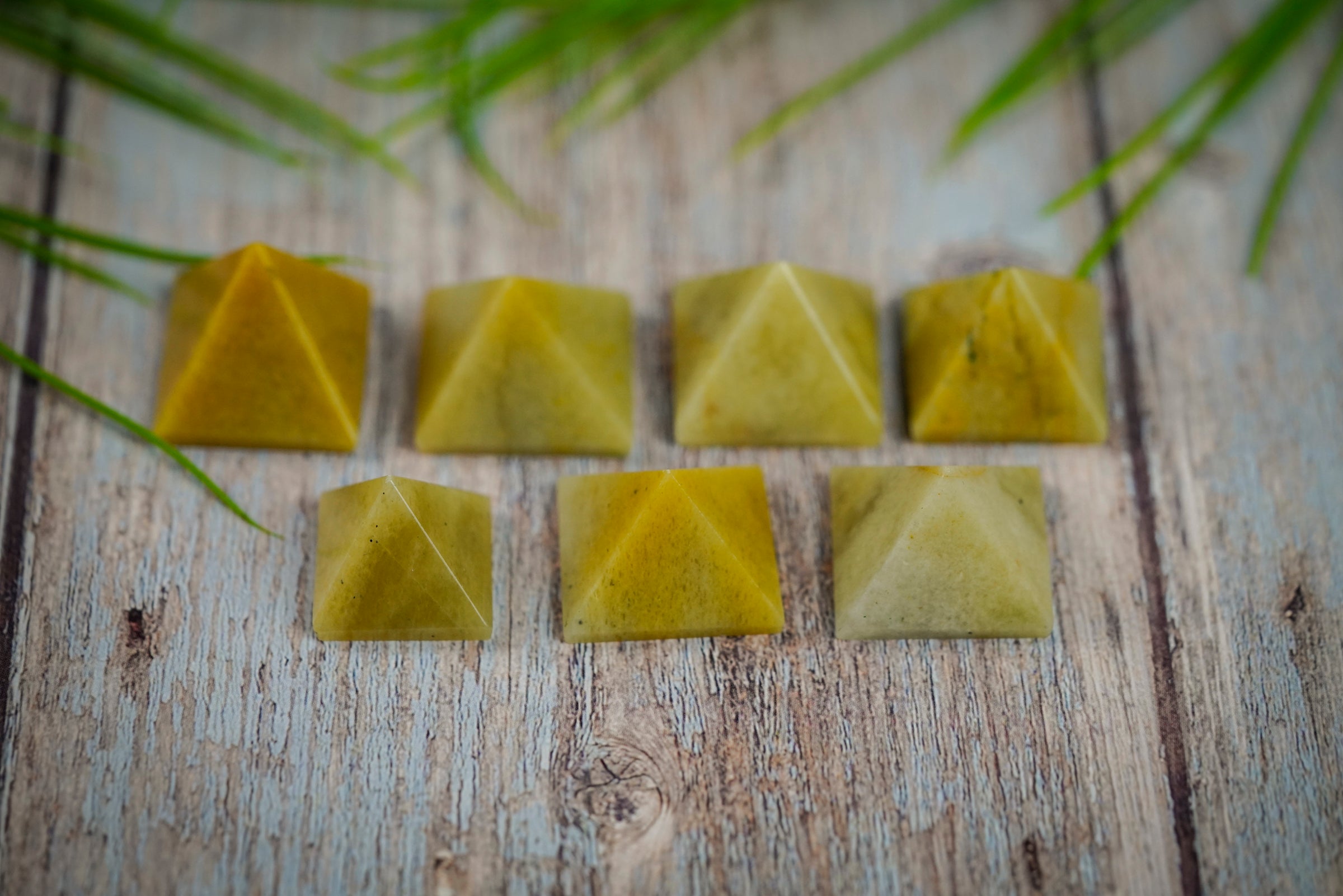 Yellow Aventurine Crystal Pyramid