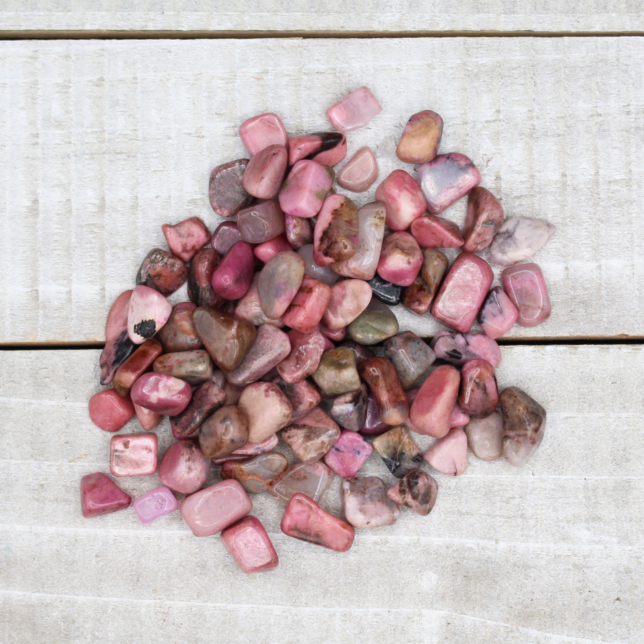 Rhodonite Tumbled Crystal Chips