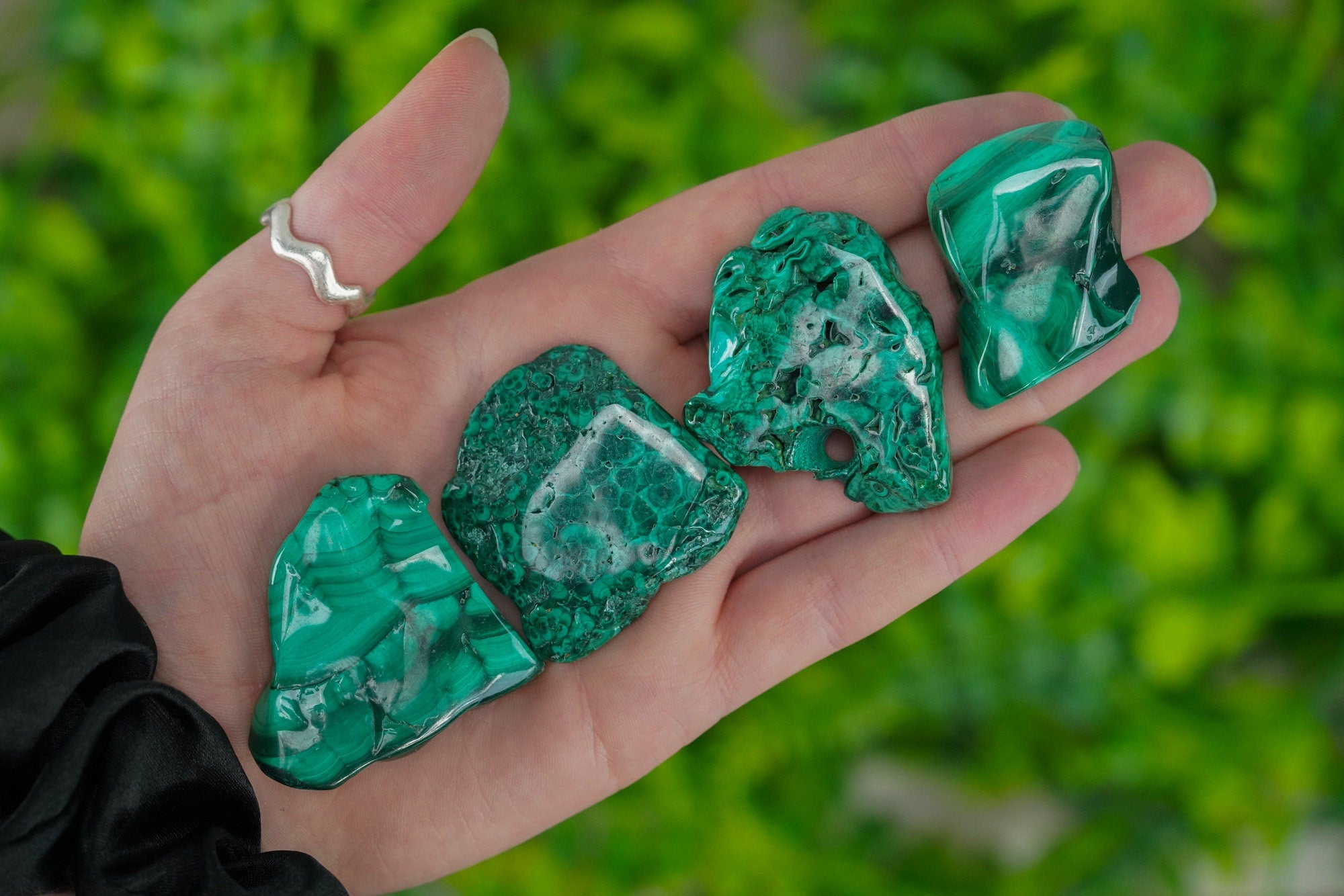 Malachite Polished Crystal Slab