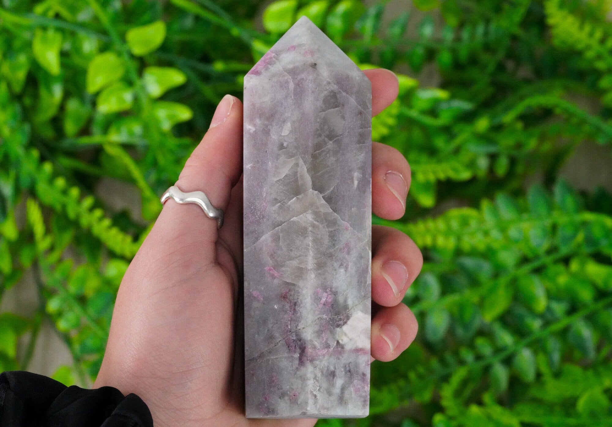 Large Pink Tourmaline Crystal Tower