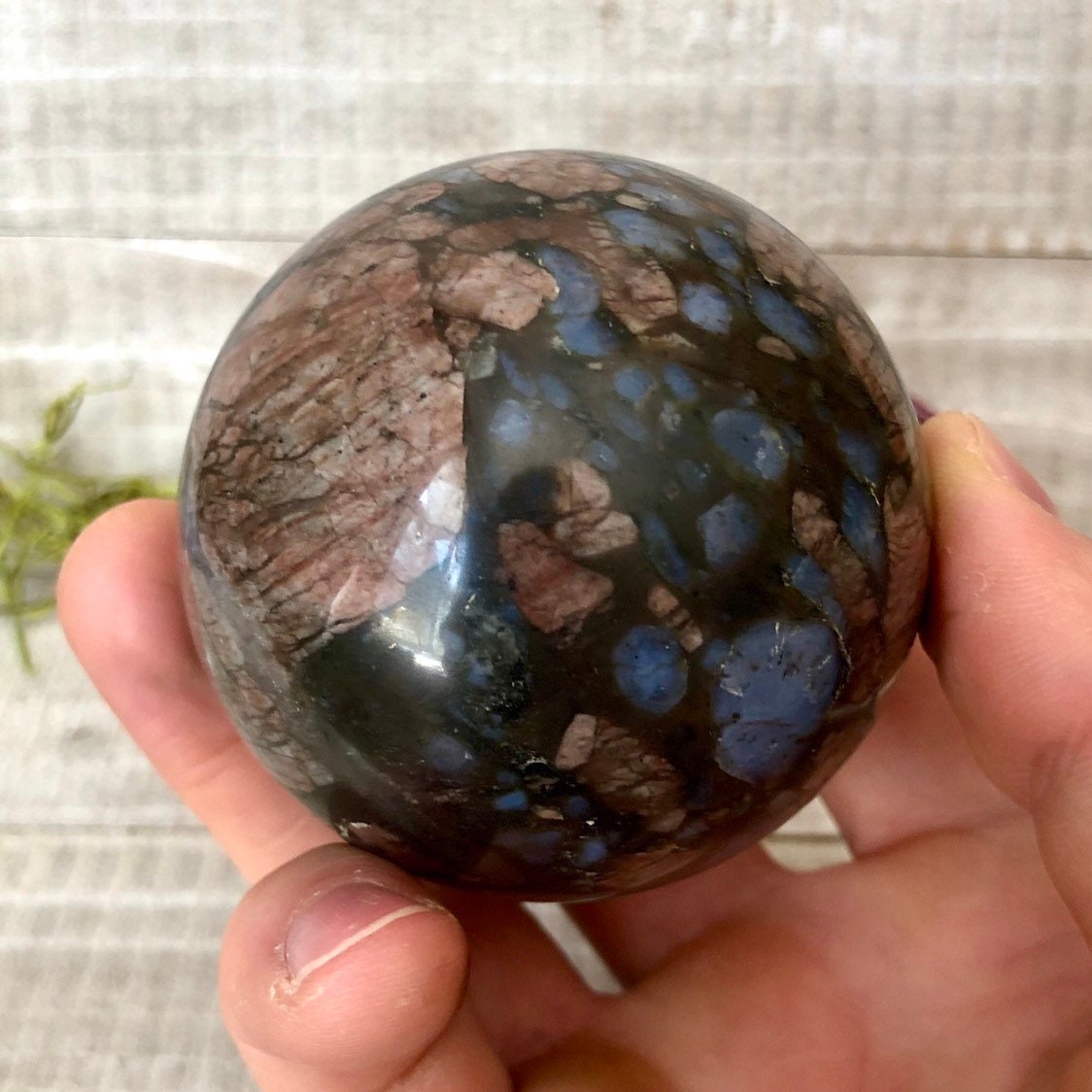 Red Glaucophane Crystal Ball 60mm