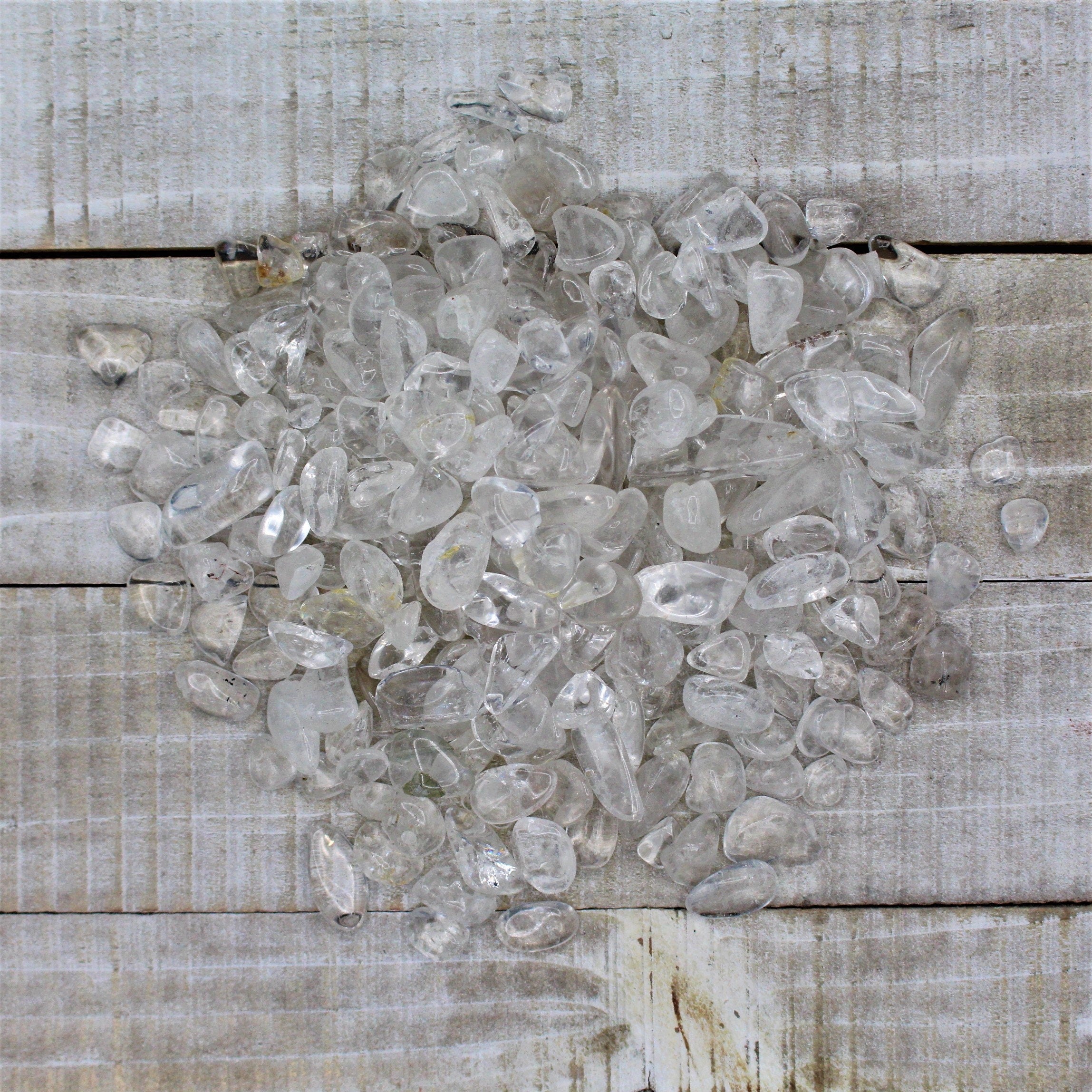 Clear Quartz Tumbled Gemstone Chips