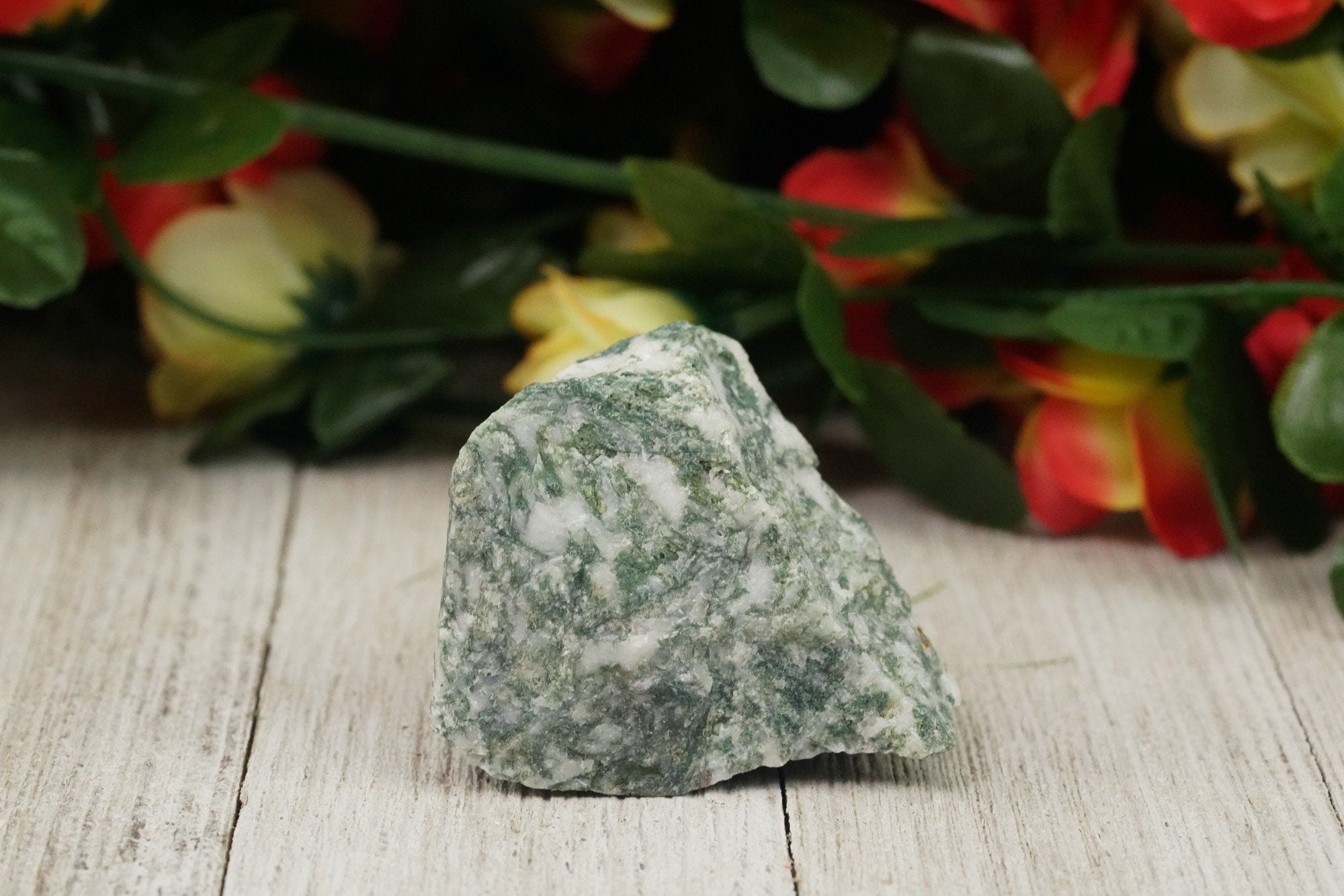 Raw Moss Agate Rough Crystal