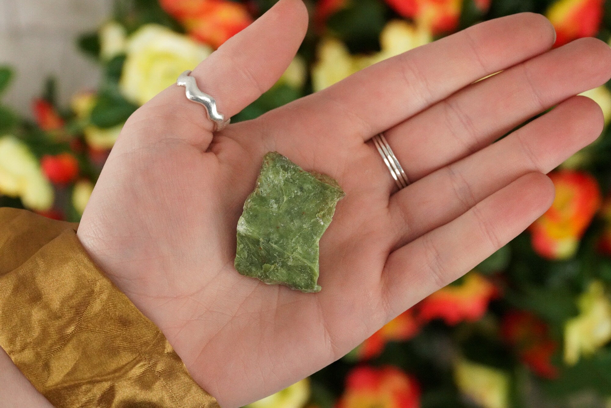 Raw Green Opal Rough Crystal