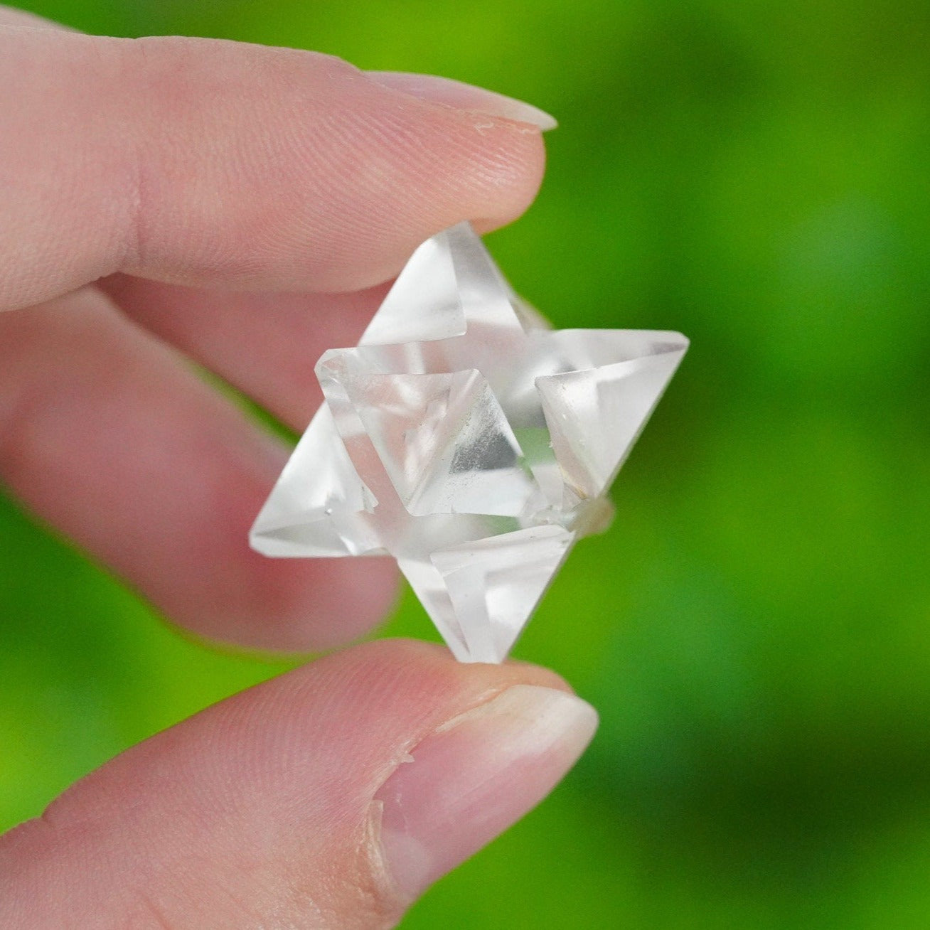 Clear Quartz Crystal Merkaba 15mm