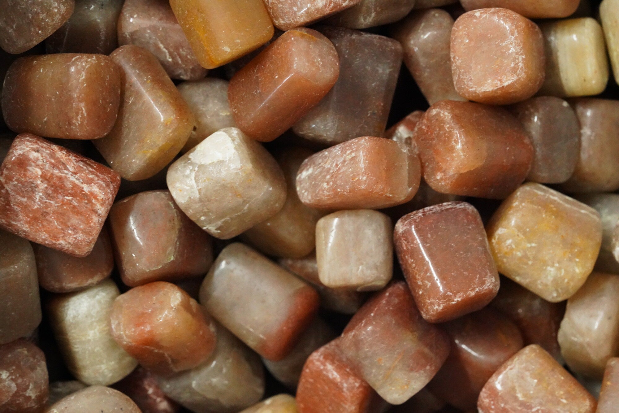 Tumbled Strawberry Quartz Polished Stone