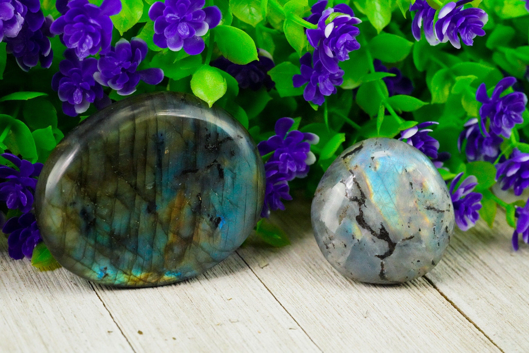 Labradorite Palm Stone