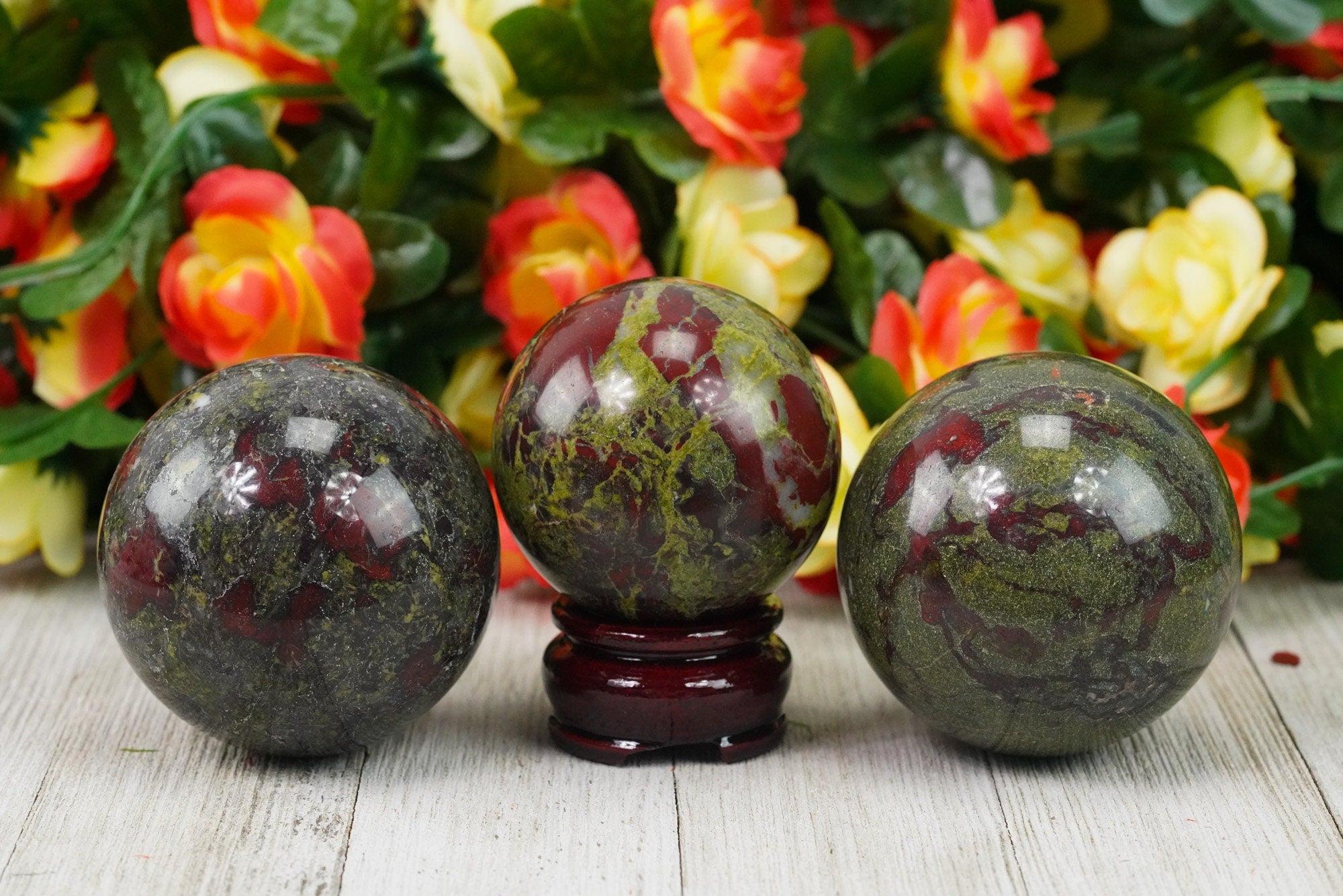 Dragon Blood Stone Crystal Ball 60mm