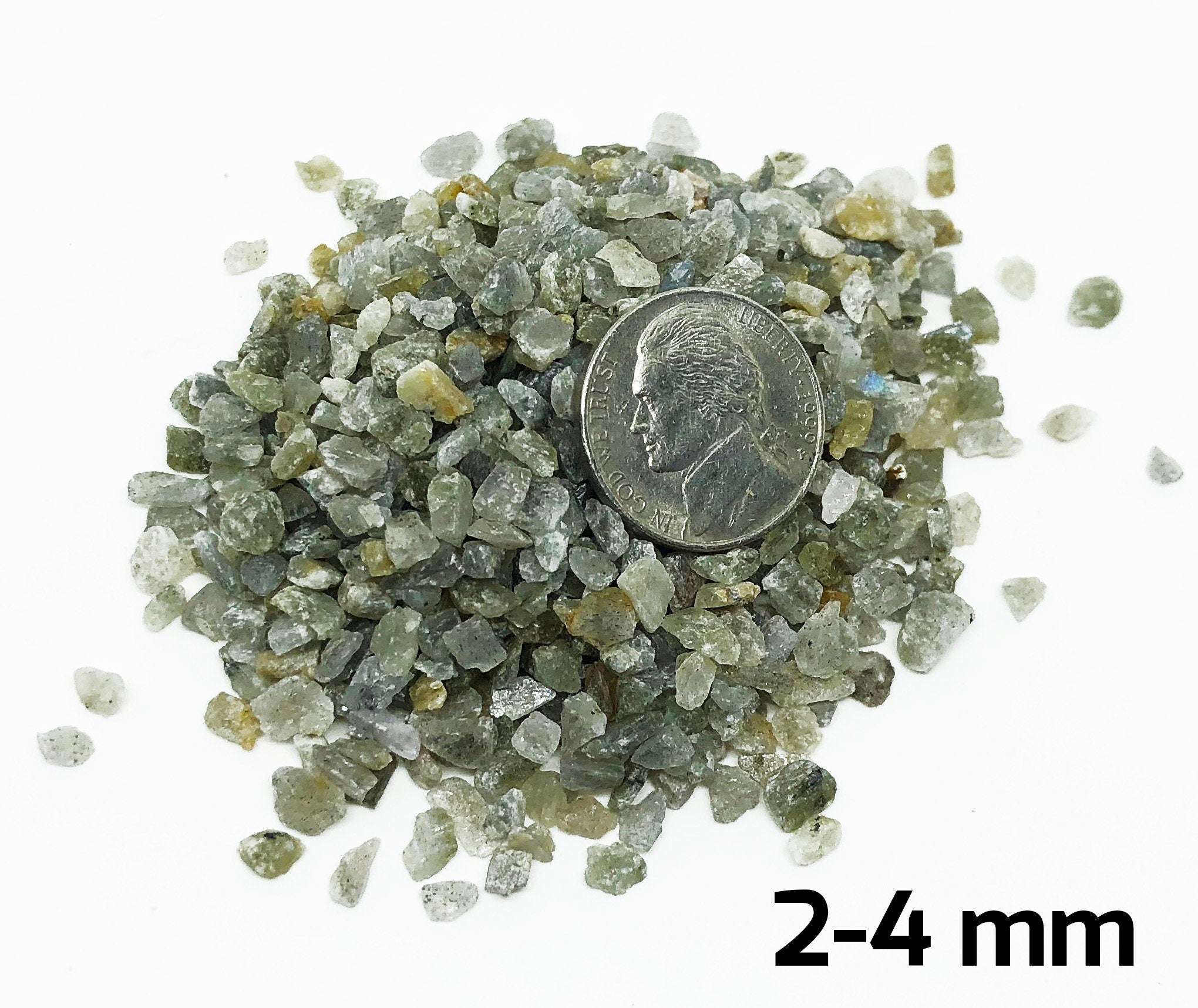 Crushed Labradorite, All SIZES, Perfect for Orgone
