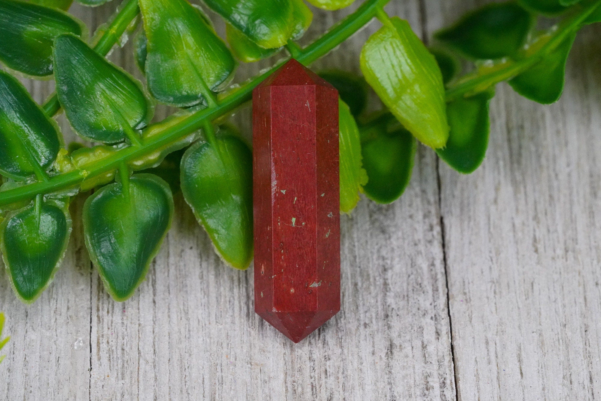 Red Jasper Double Terminated Crystals