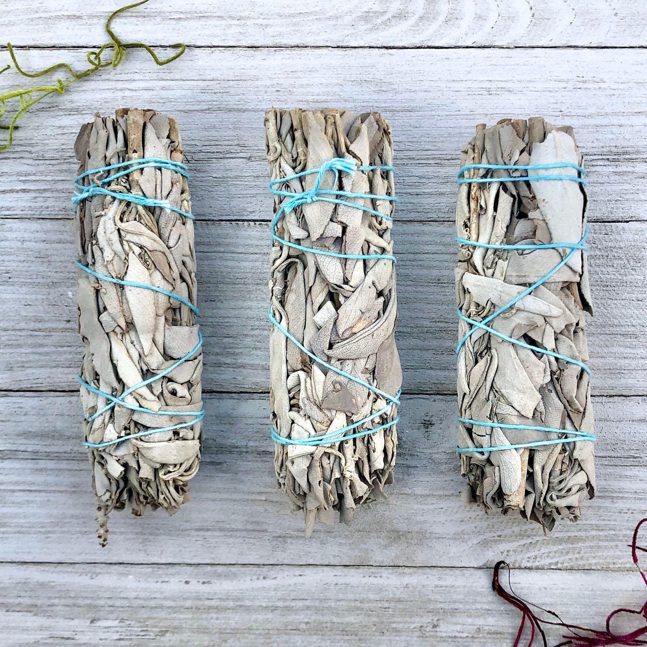 White Sage Smudge Stick 4in