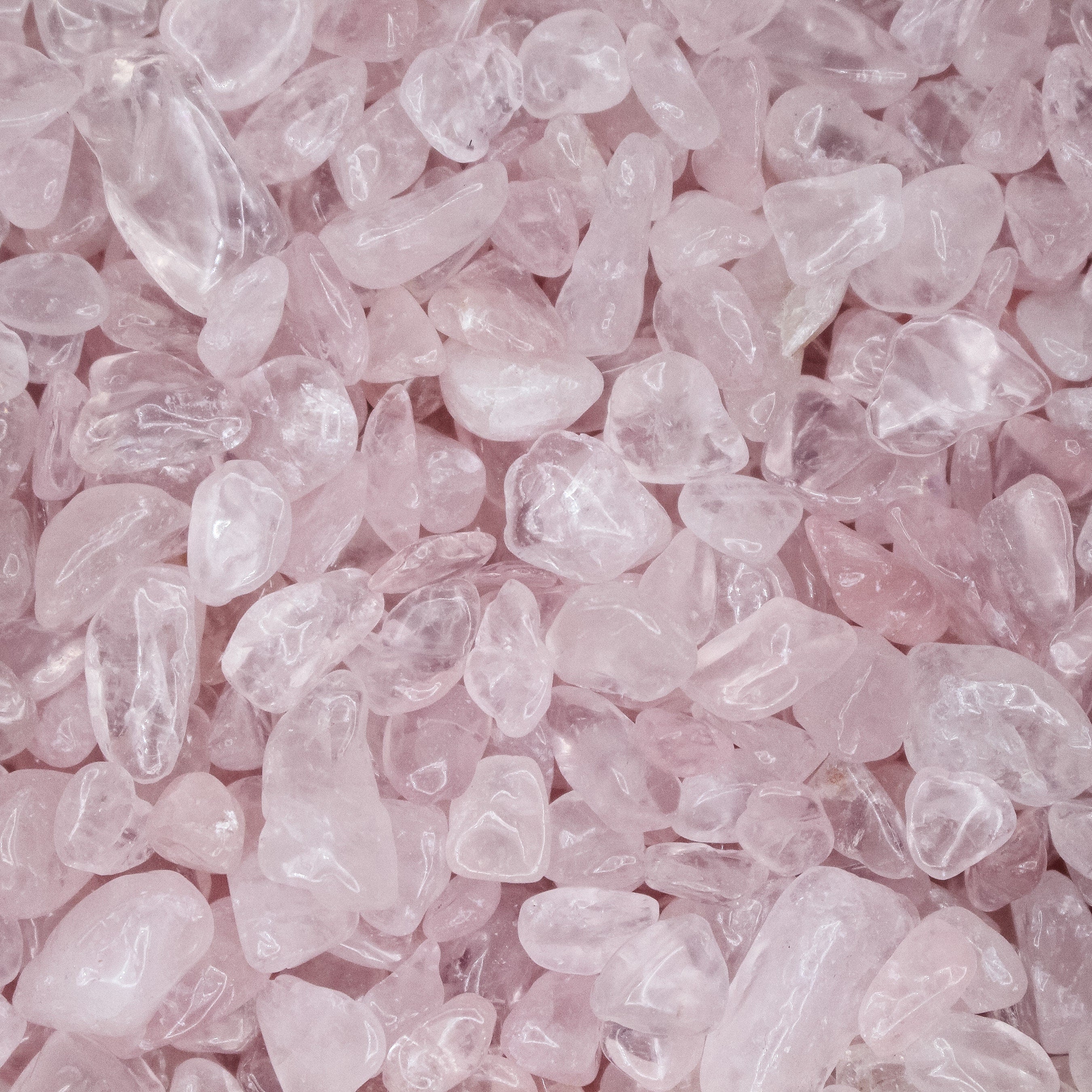 Rose Quartz Tumbled Crystal Chips
