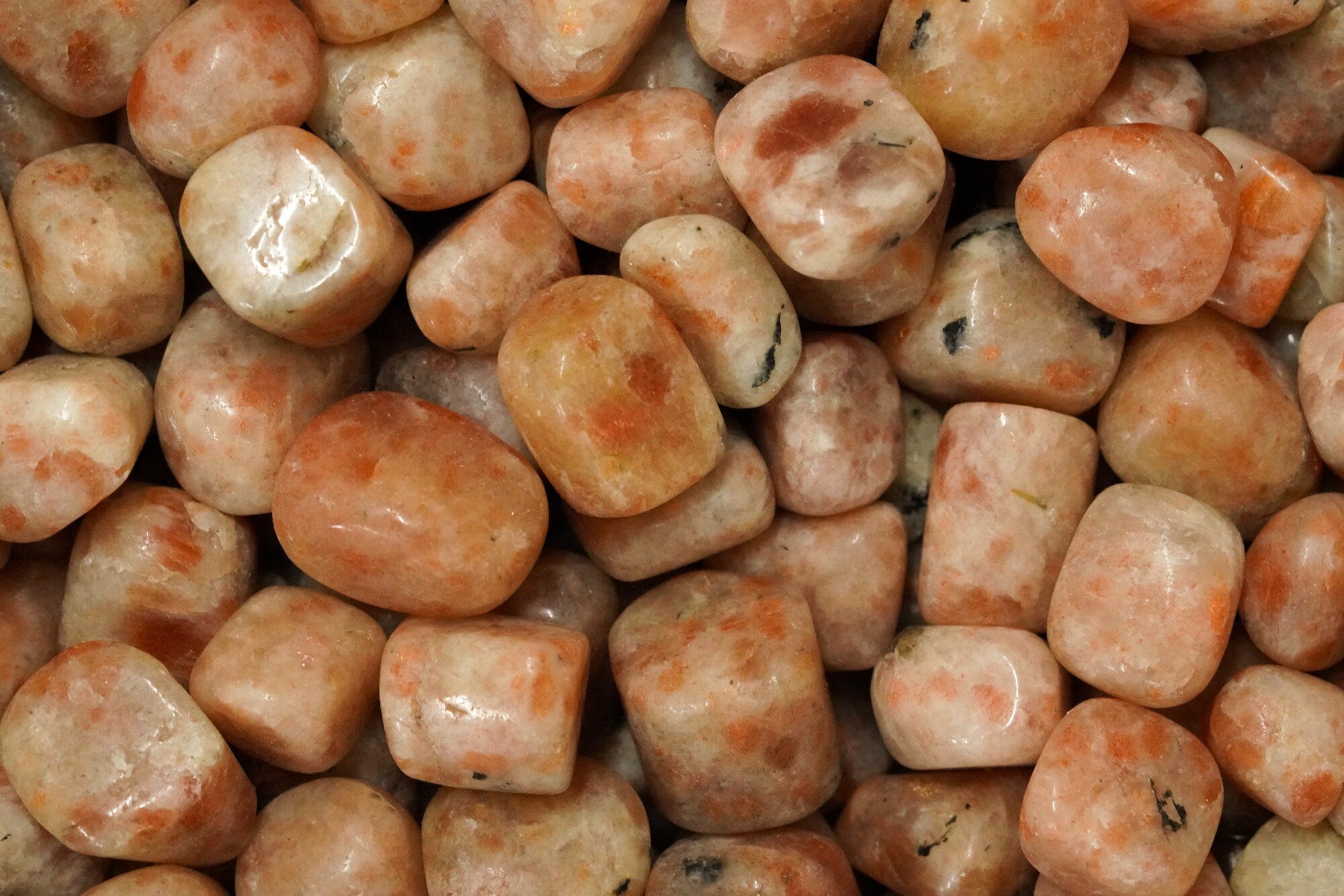 Tumbled Sunstone Polished Stone