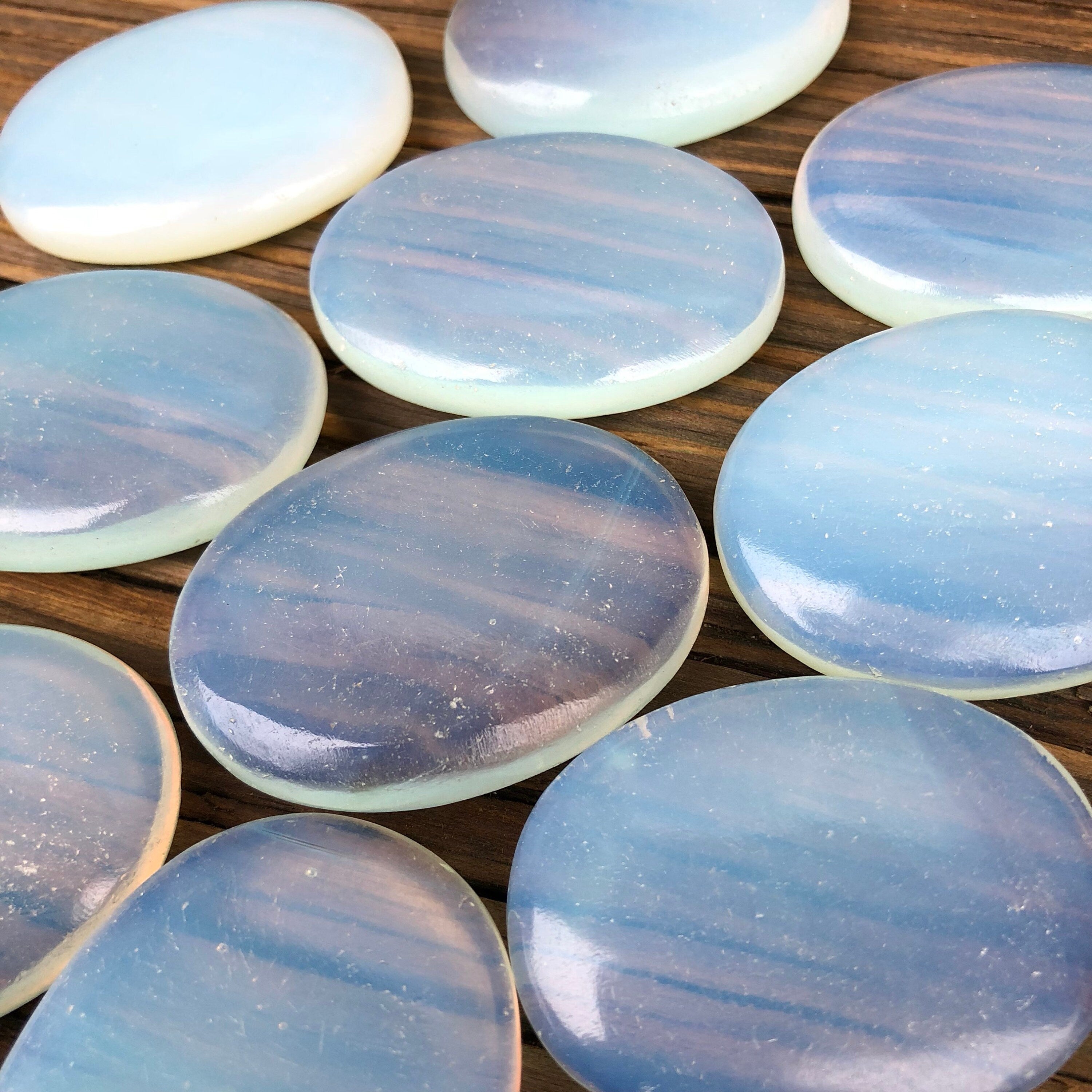 Opalite Palm Stone